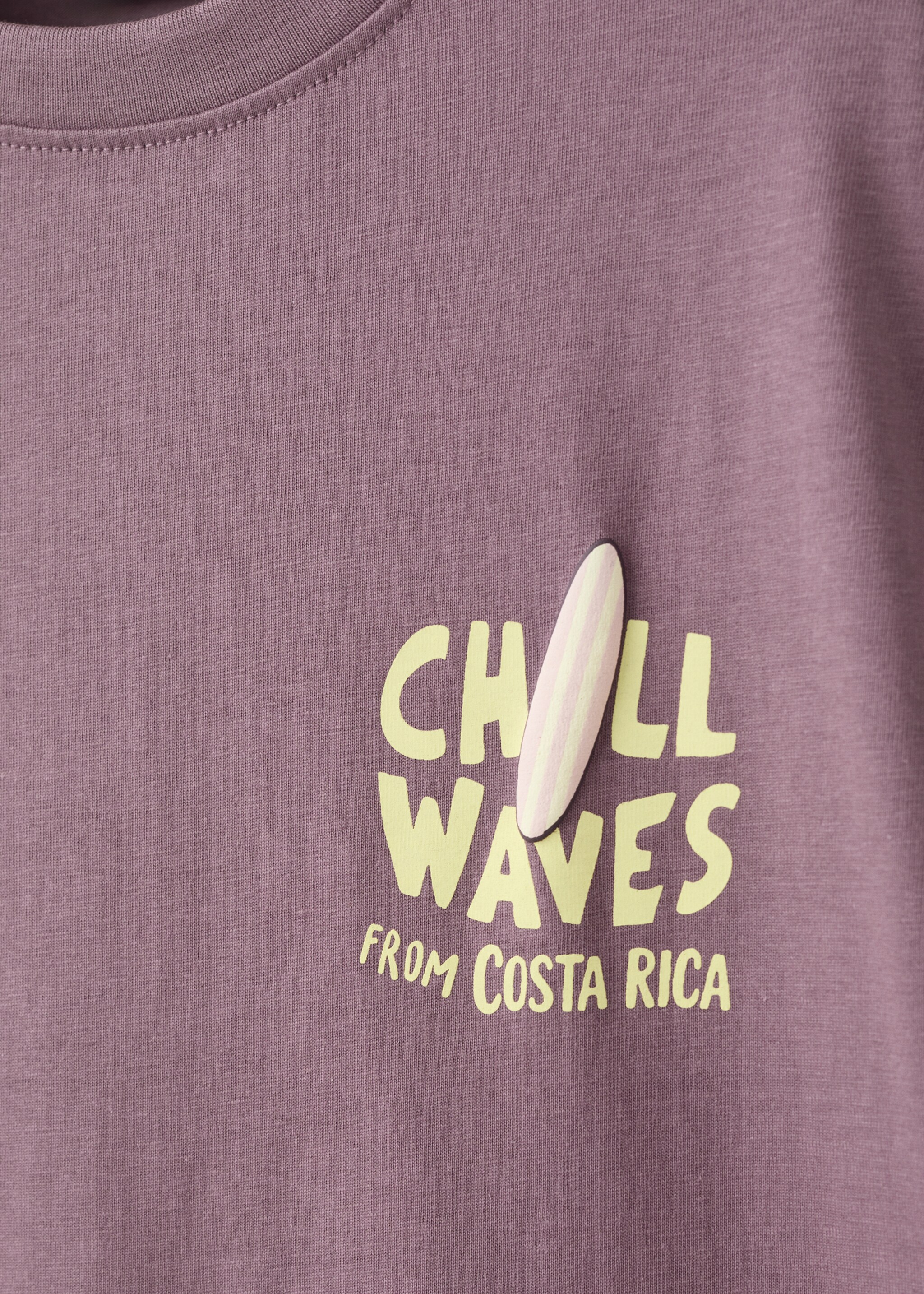 T-shirt en coton imprimé - Détail de l'article 8, Violet clair/pastel. Ref: 27028271-00.