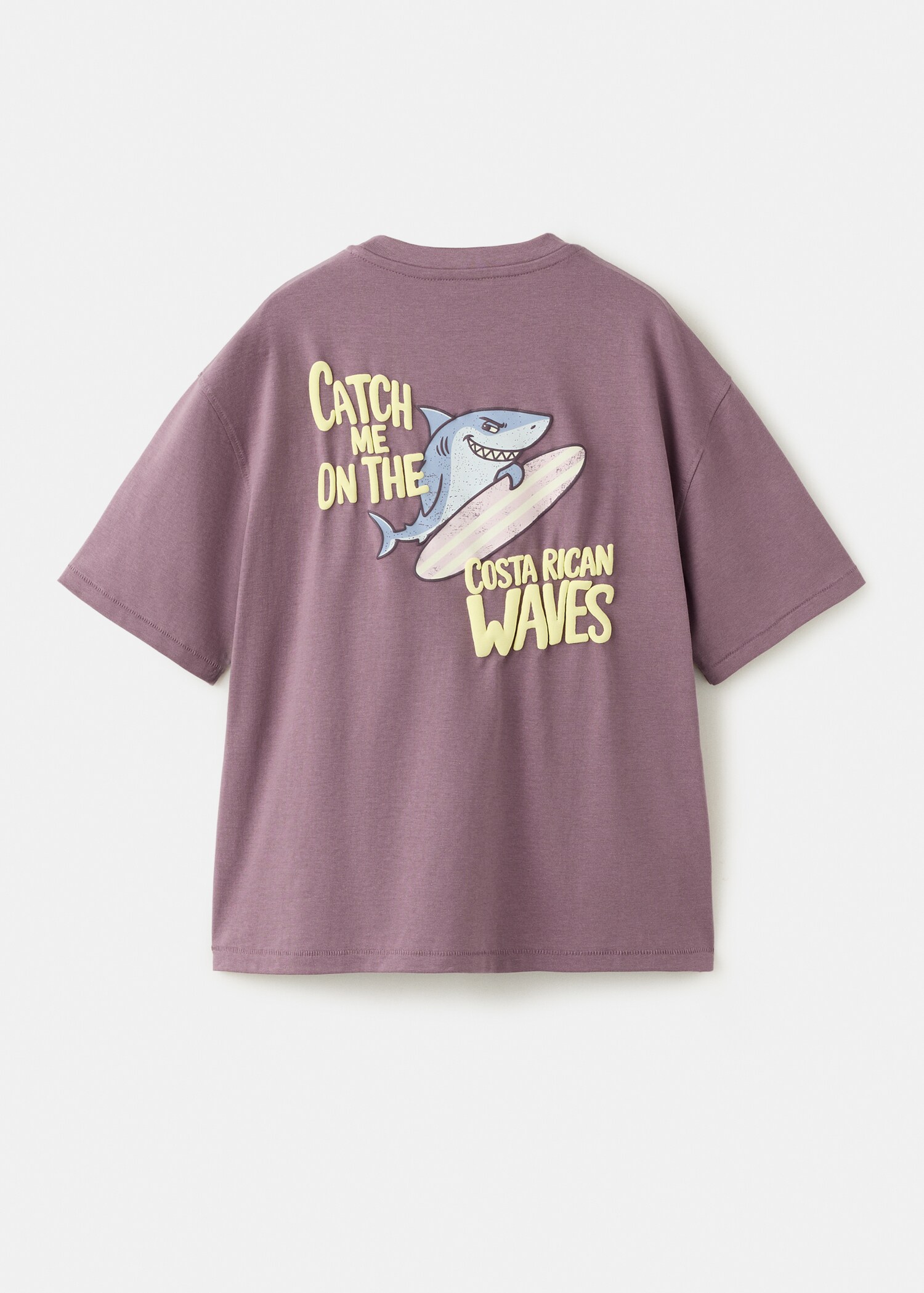 Printed cotton-blend t-shirt - Reverse of the article