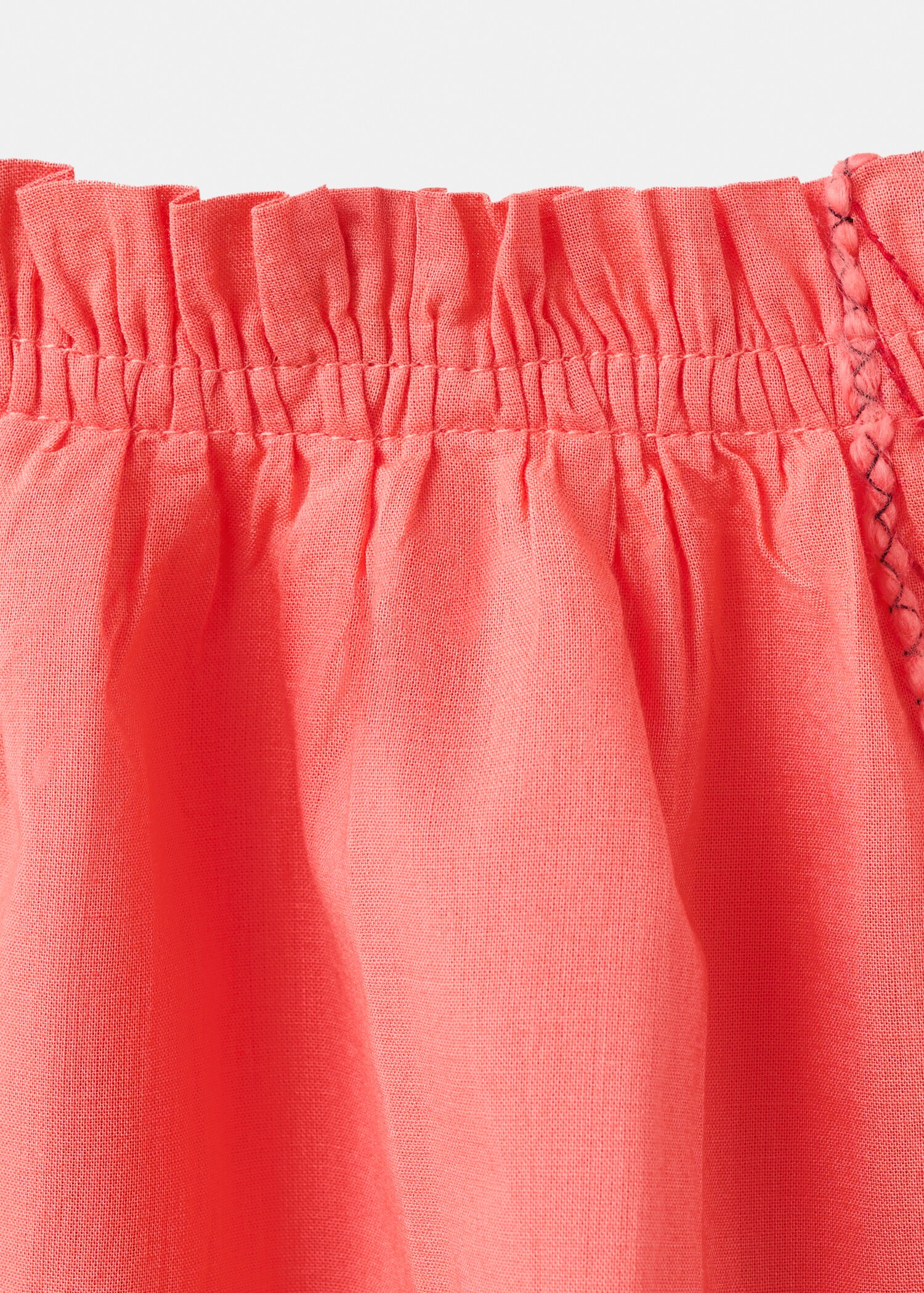 Strapless dress with embroidered details - Details of the article 8