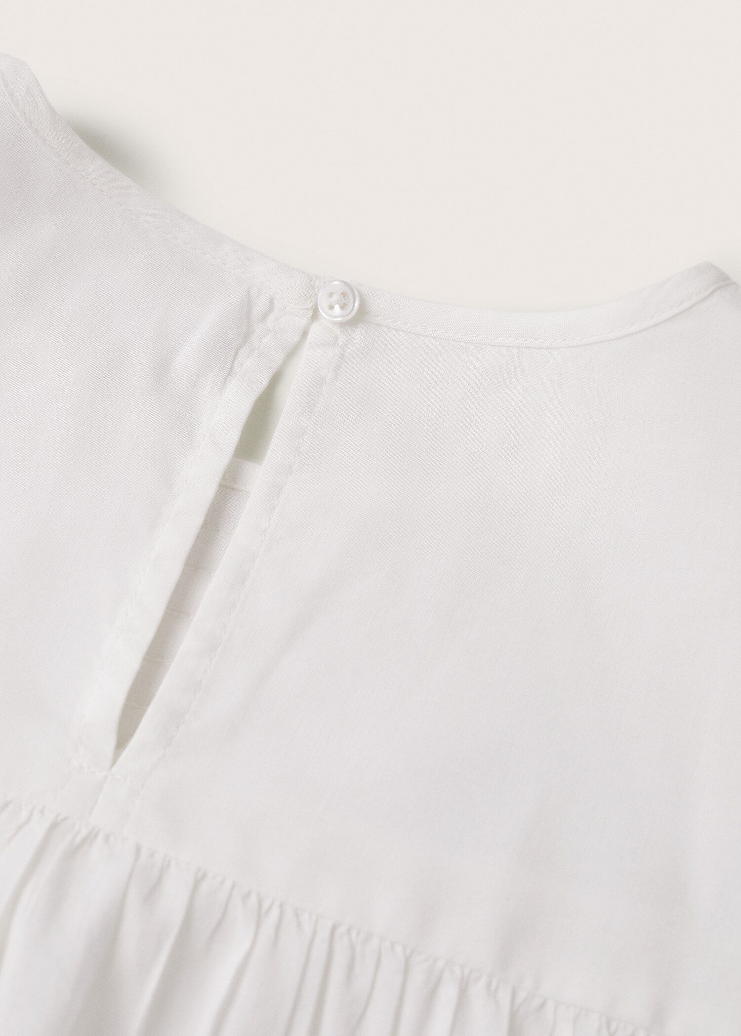 Puffed sleeves flowy blouse - Details of the article 8