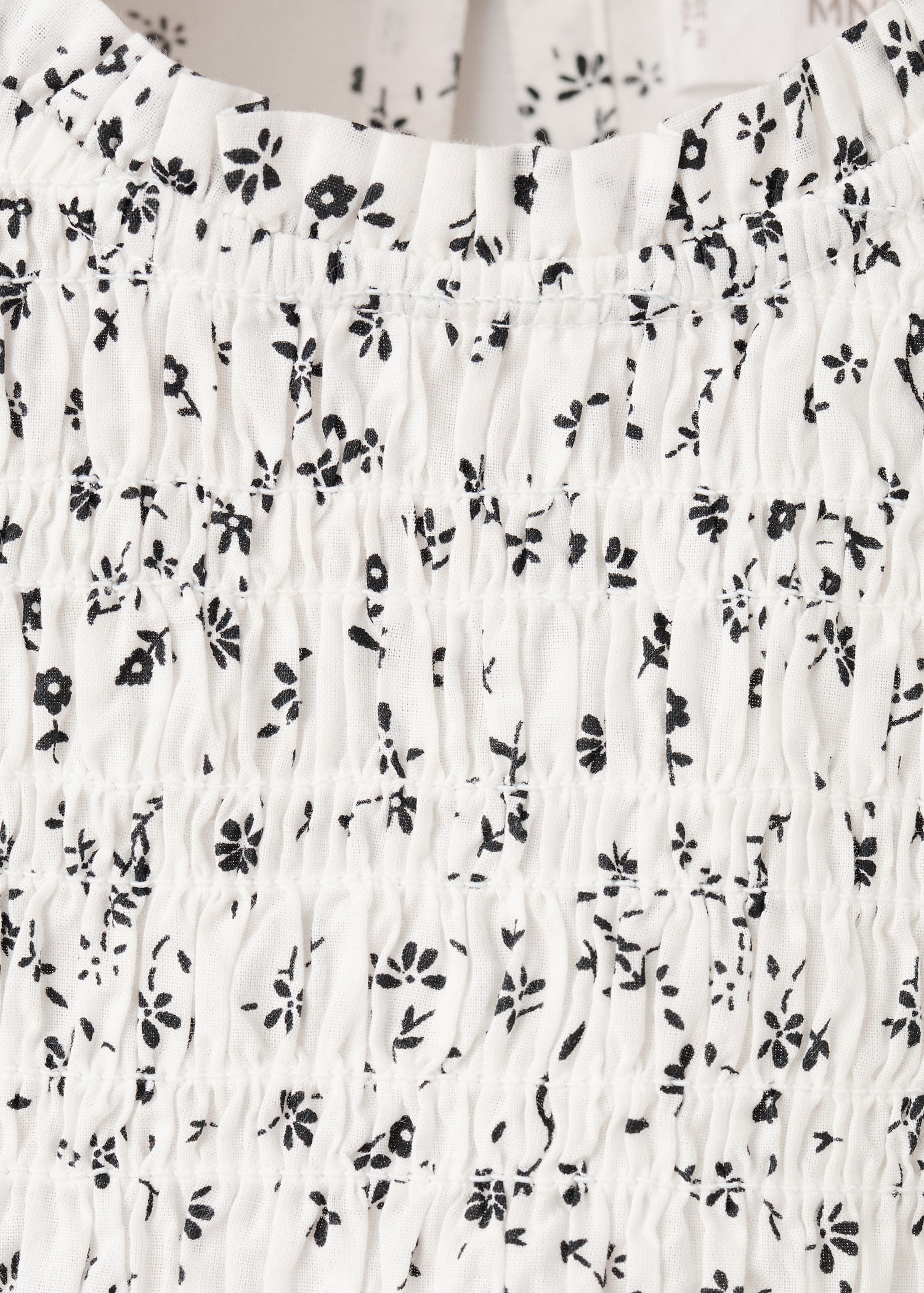 Floral cotton blouse - Details of the article 0