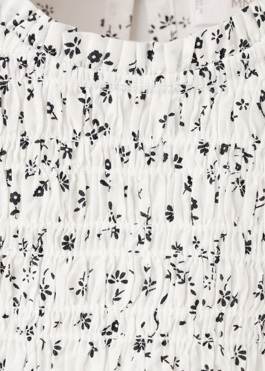 Floral cotton blouse