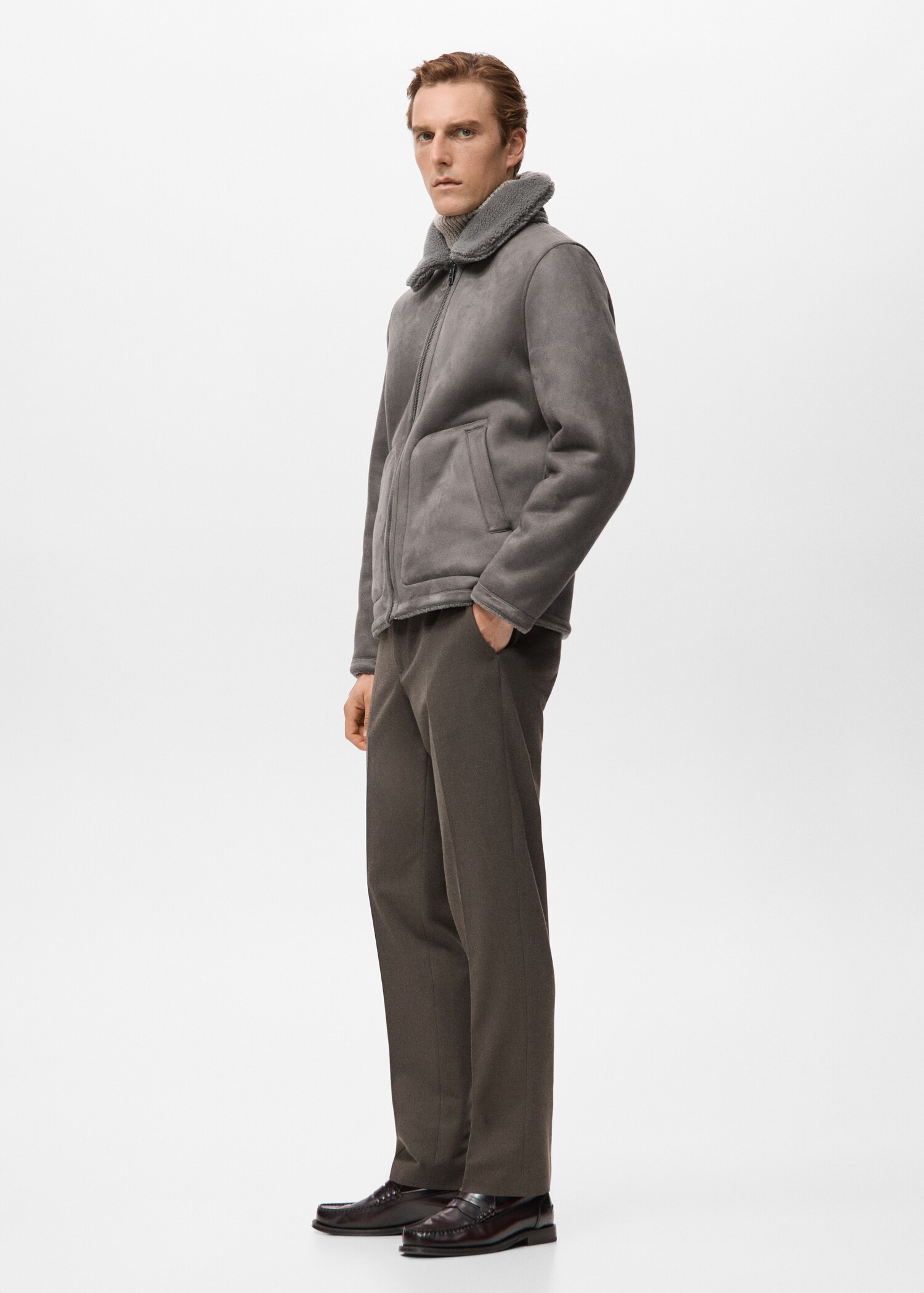 Double face jacket with fleece lining - Details of the article 2