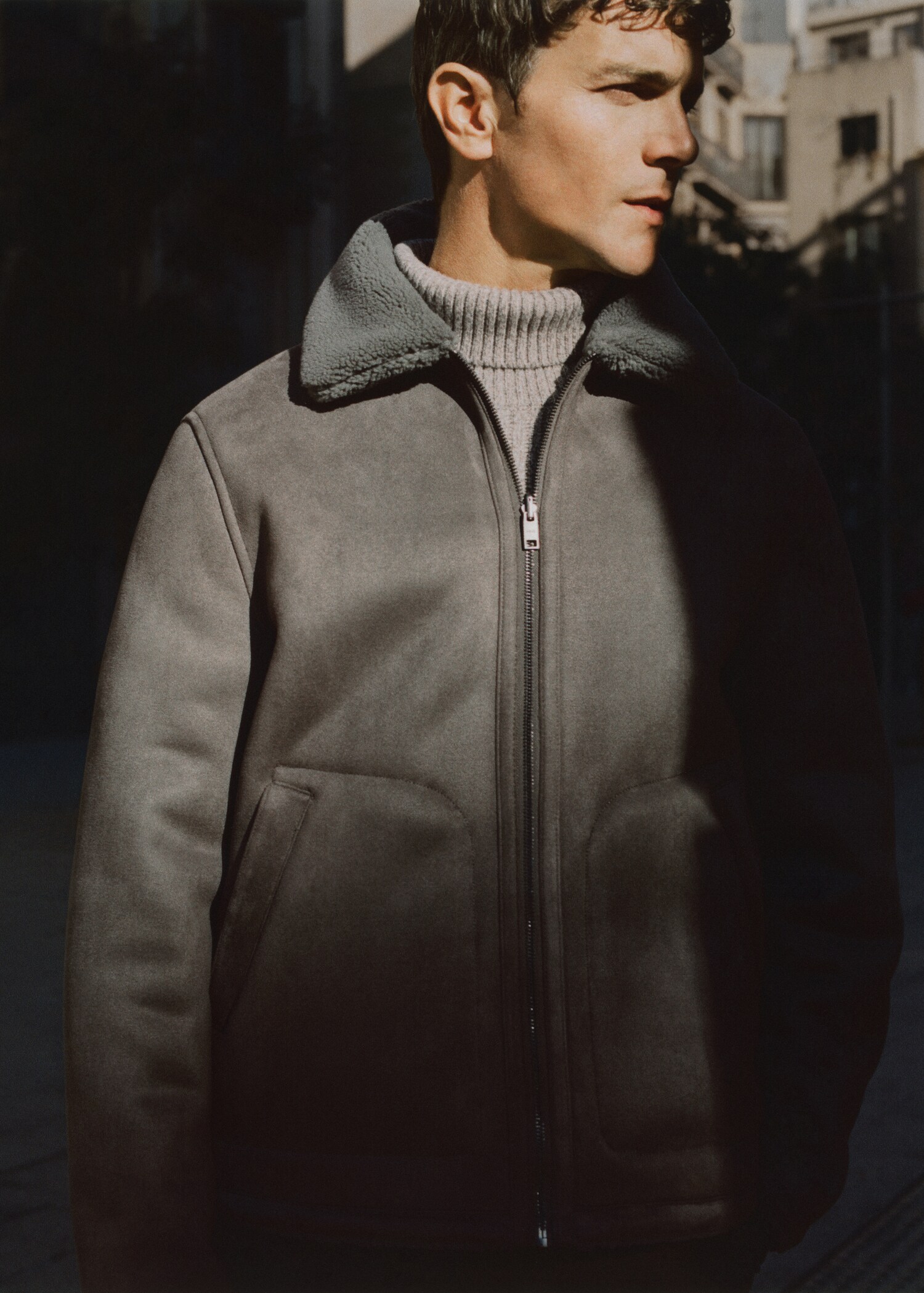 Double face jacket with fleece lining - Details of the article 5