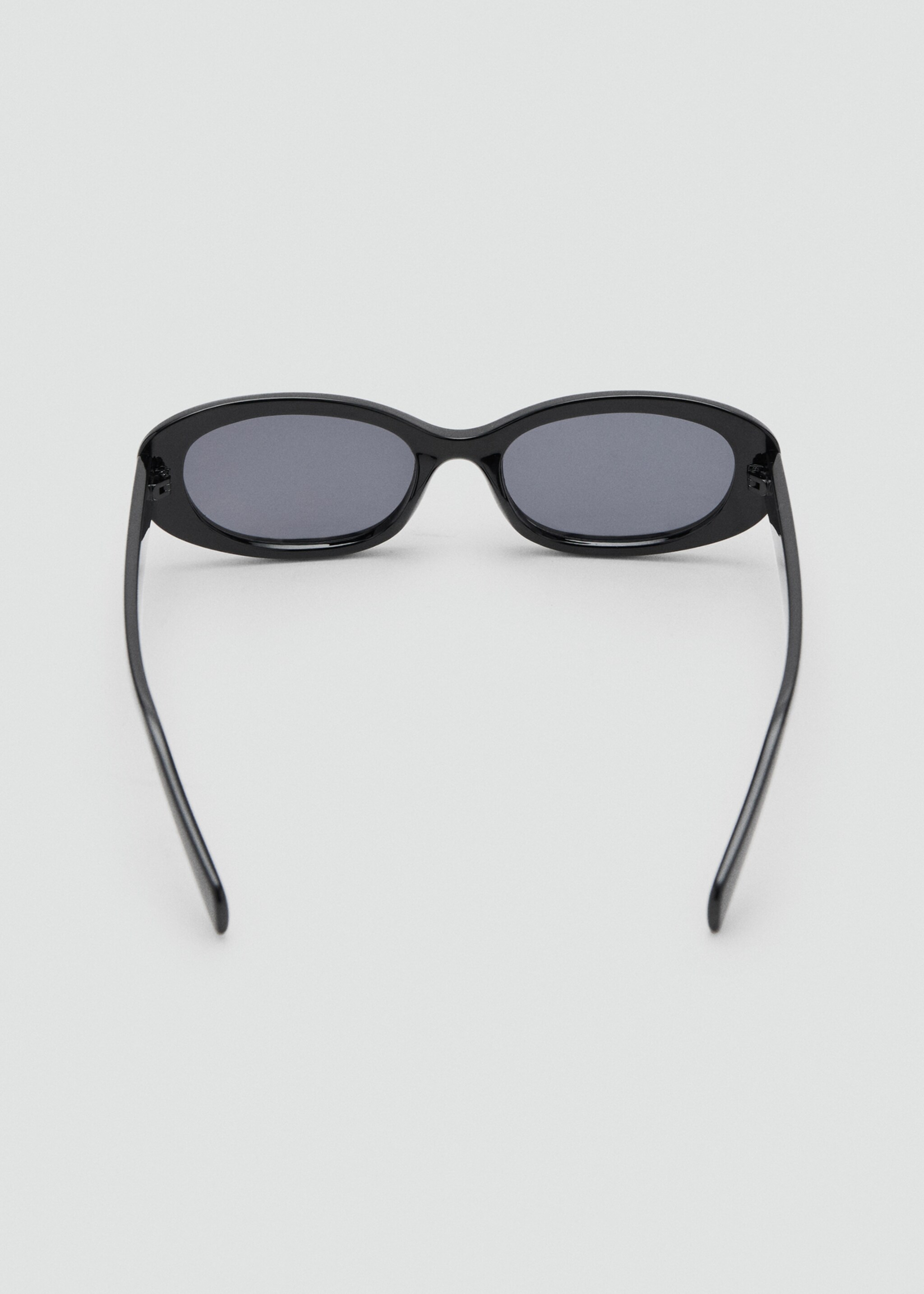 Oval-frame sunglasses - Details of the article 1, Black. Ref: 27031181-00.