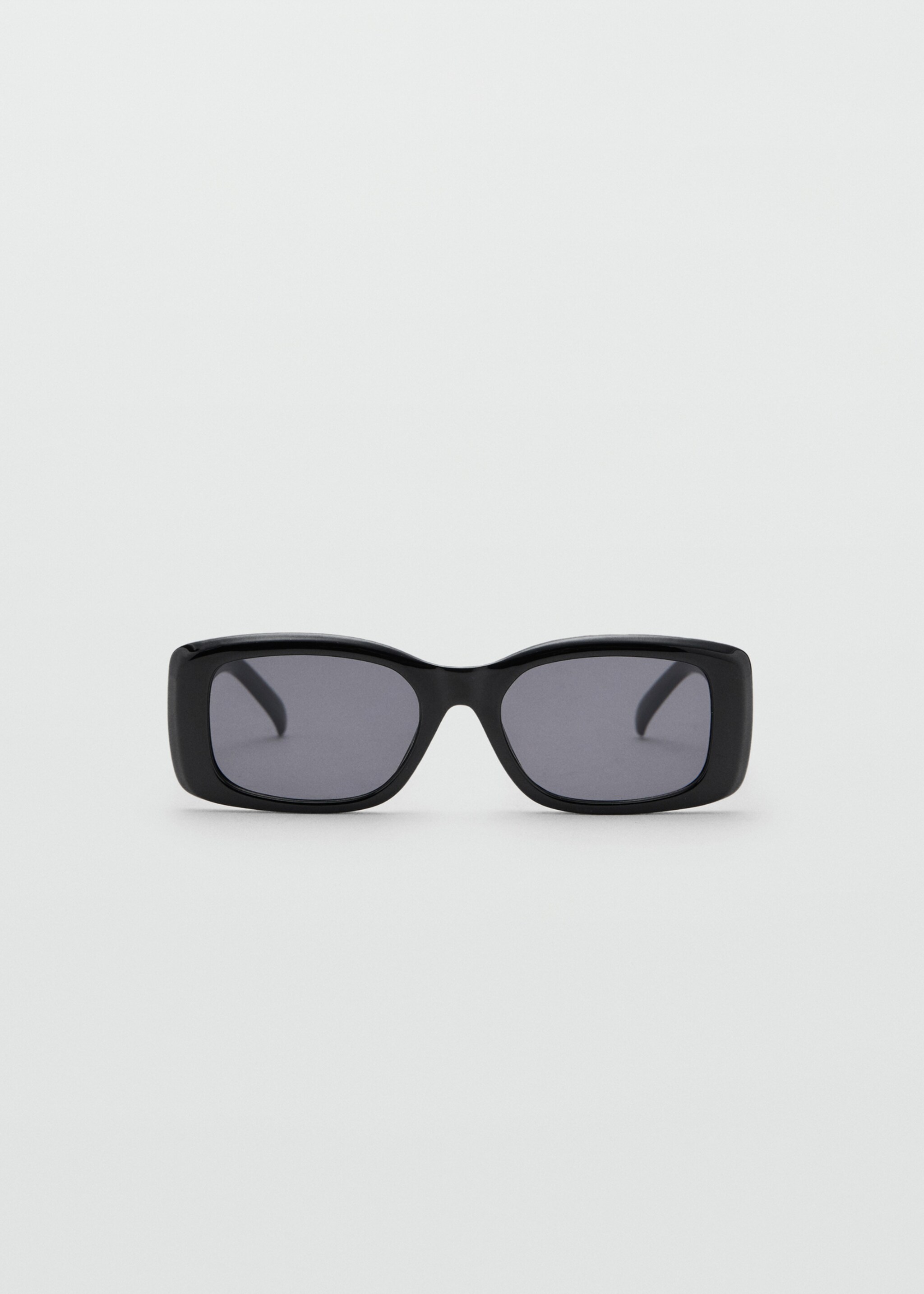 Rectangular-frame sunglasses - Article without model, Black. Ref: 27031182-00.