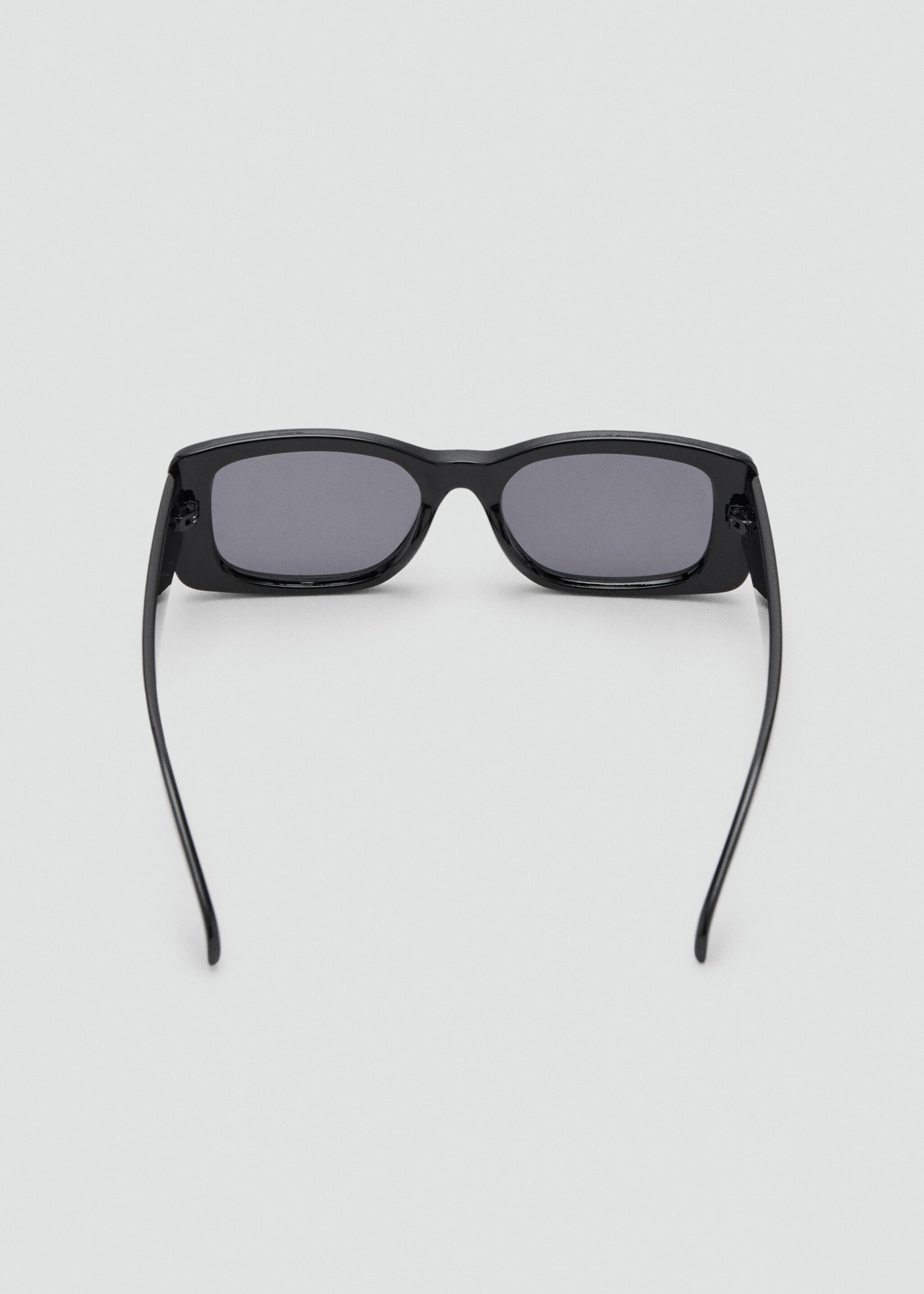 Rectangular-frame sunglasses - Details of the article 1, Black. Ref: 27031182-00.