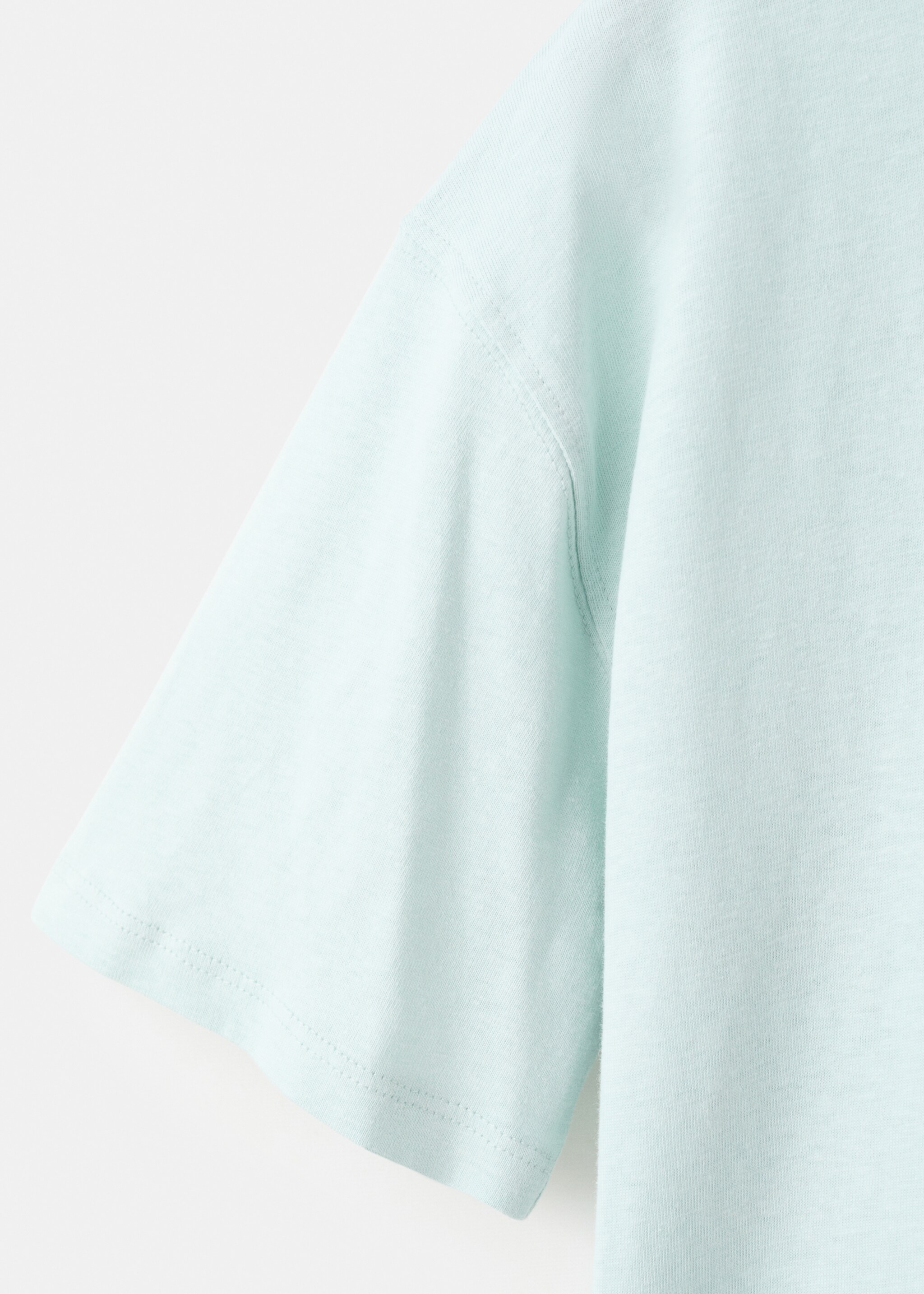 Minecraft cotton t-shirt - Details of the article 0, Aqua Green. Ref: 27031185-00.