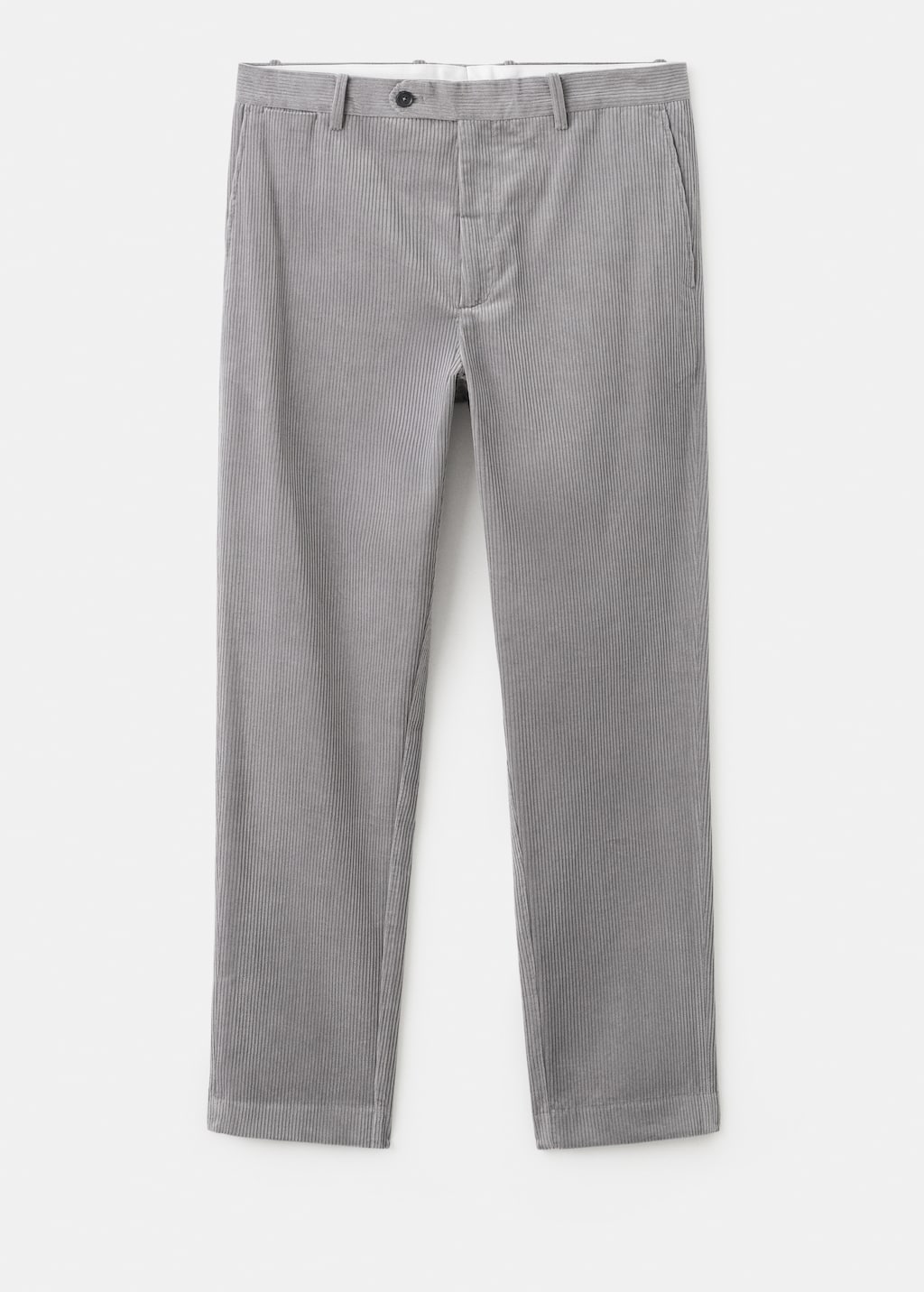 Corduroy regular-fit pants