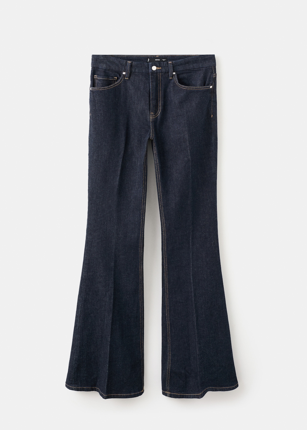 Mango Violet flared high-rise jeans