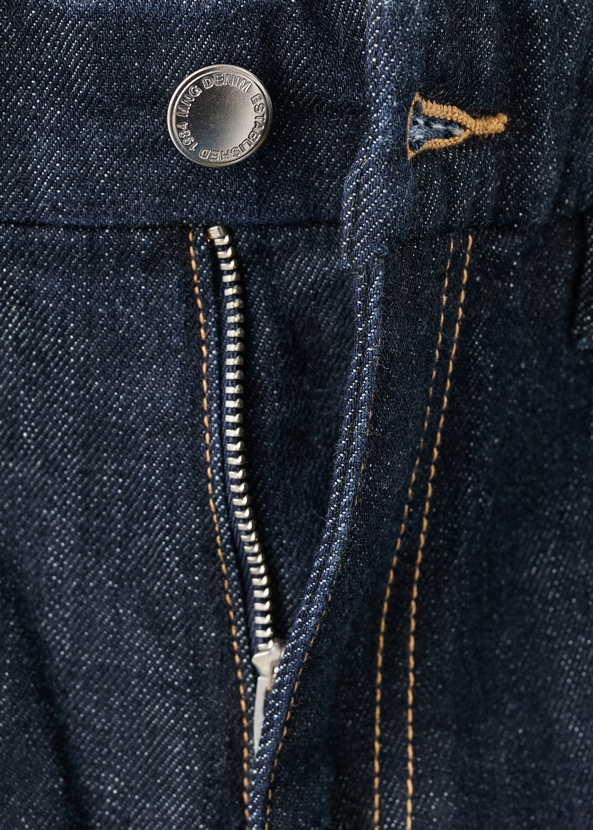 Violeta utsvängda jeans med hög midja - Detaljer om artikeln 8, Blå. Ref: 27031191-00.