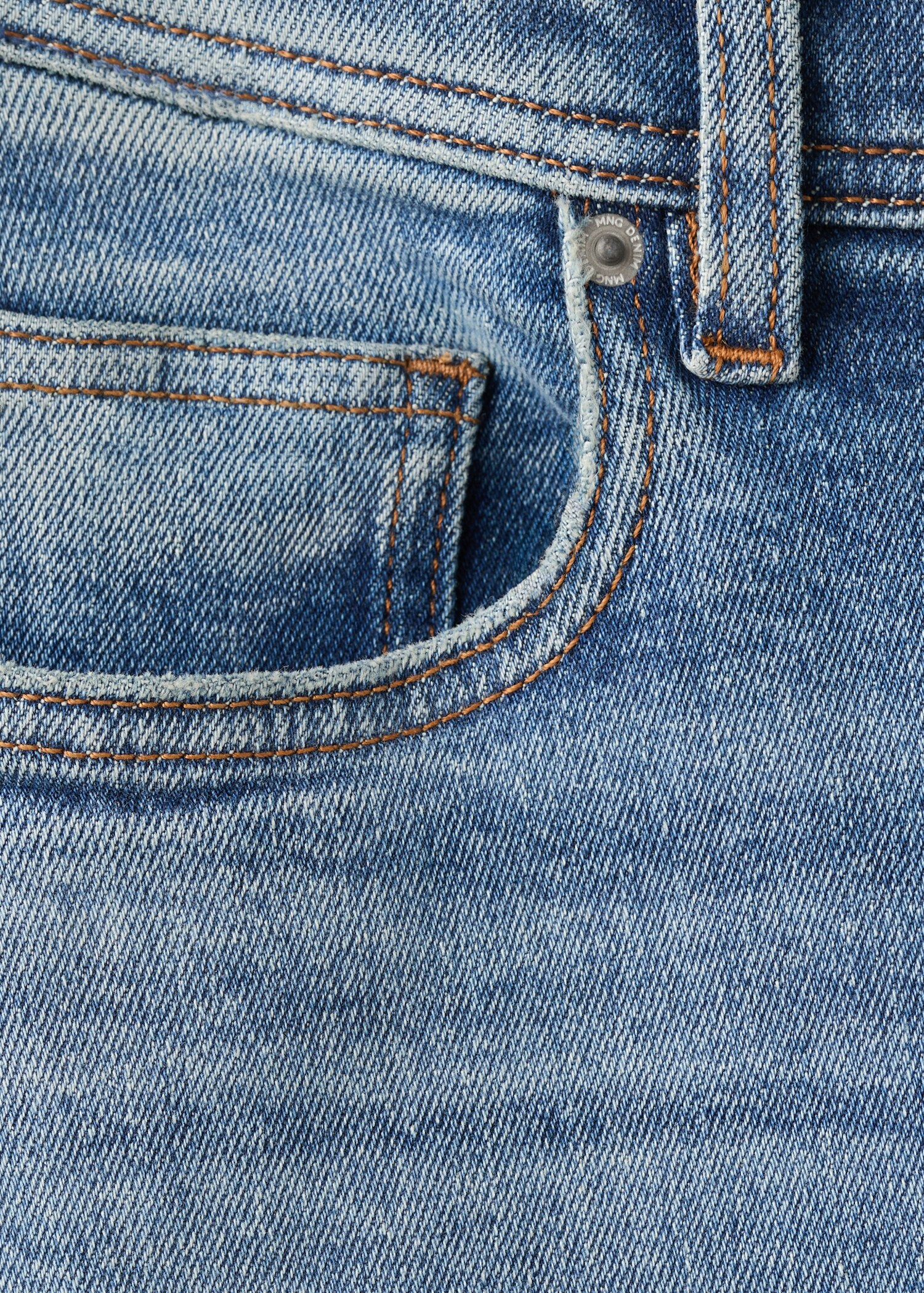 Jan slim-fit faded medium-wash Jeans - Details of the article 0