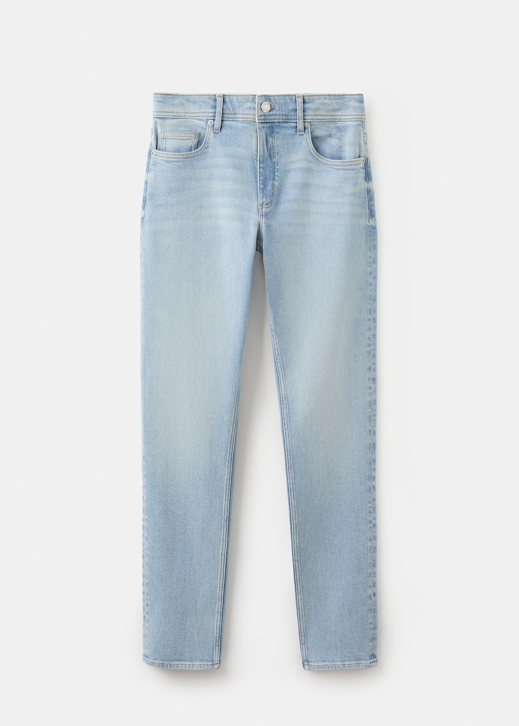 Jan slim-fit jeans with frayed effect