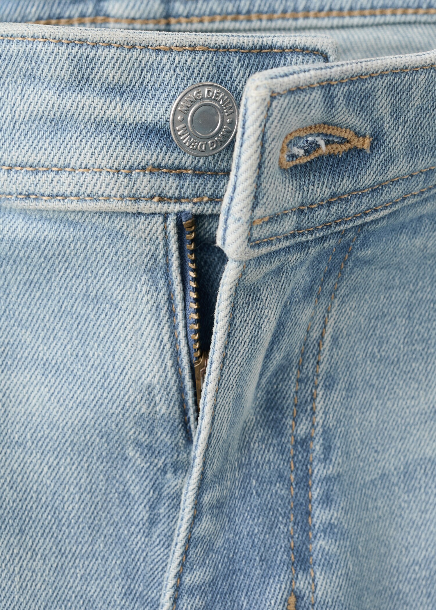 Jan slim-fit jeans with frayed effect - Details of the article 8