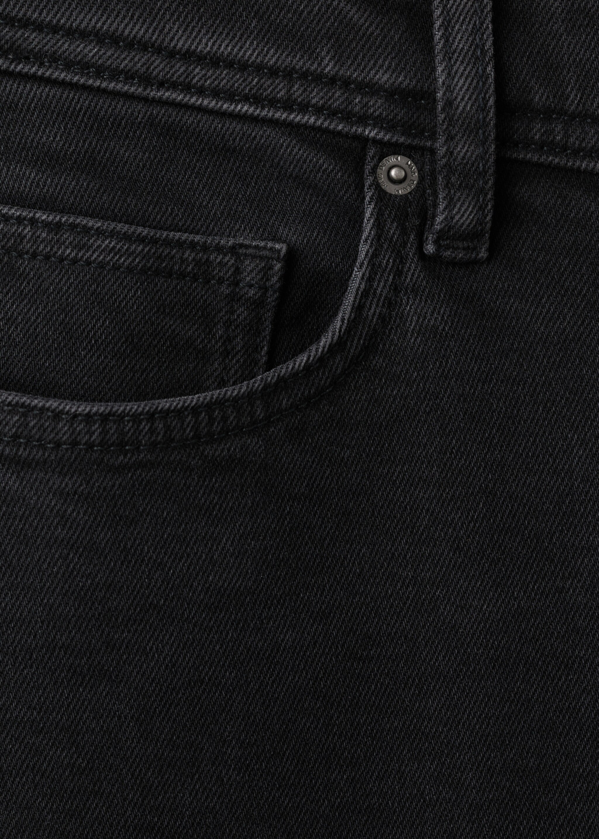 Slim fit black Jan jeans - Details of the article 0, Black denim. Ref: 27031196-00.