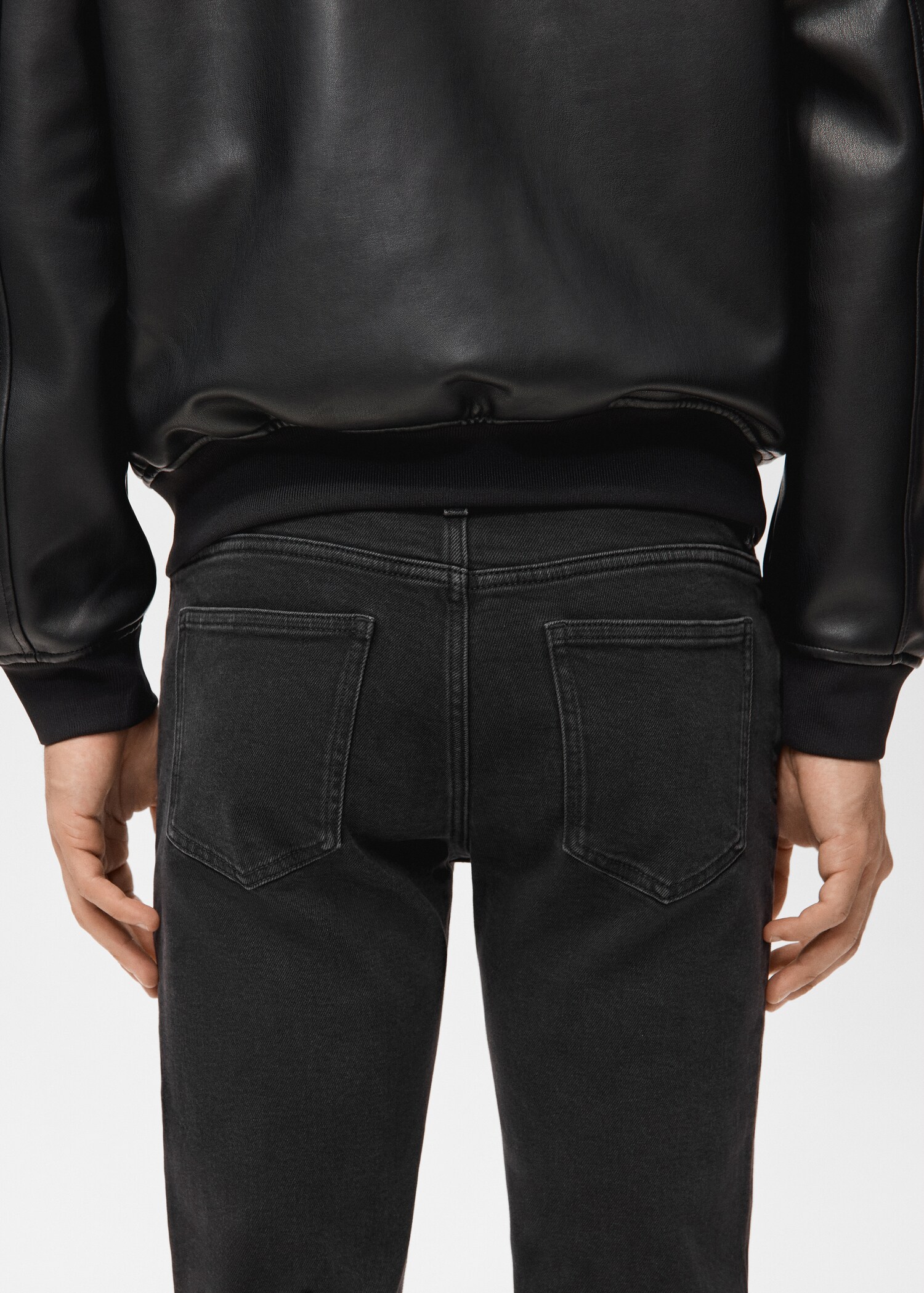 Slim fit black Jan jeans - Details of the article 6