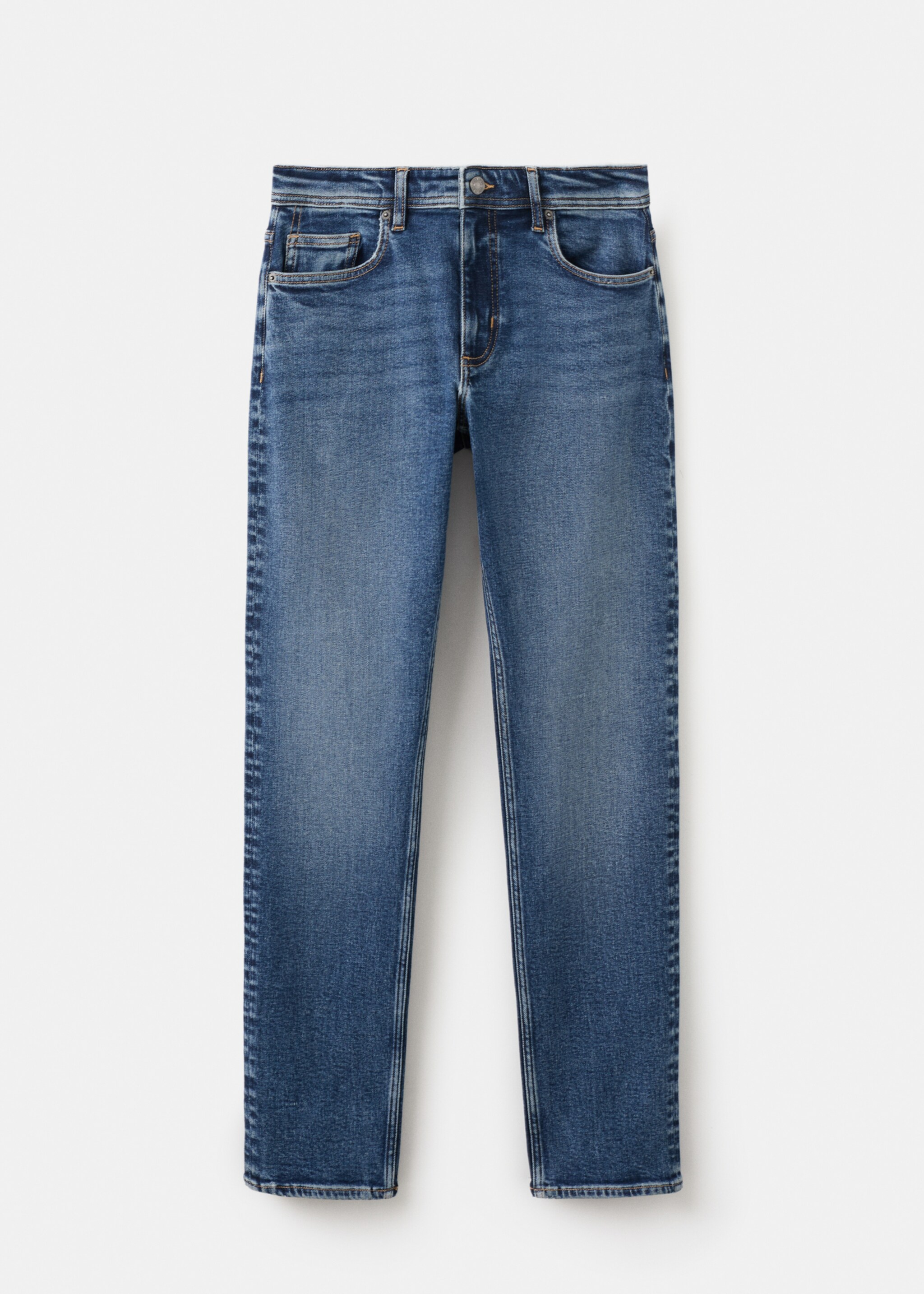 Jan slim-fit faded dark-wash jeans - Article without model, Dark Blue. Ref: 27031197-00.