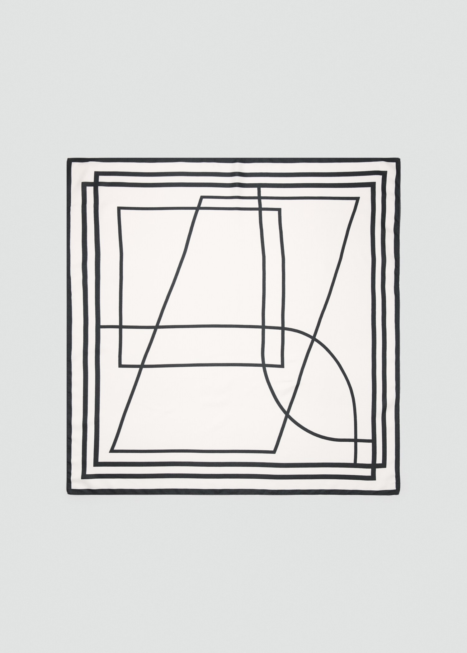 Geometric printed foulard - Article without model