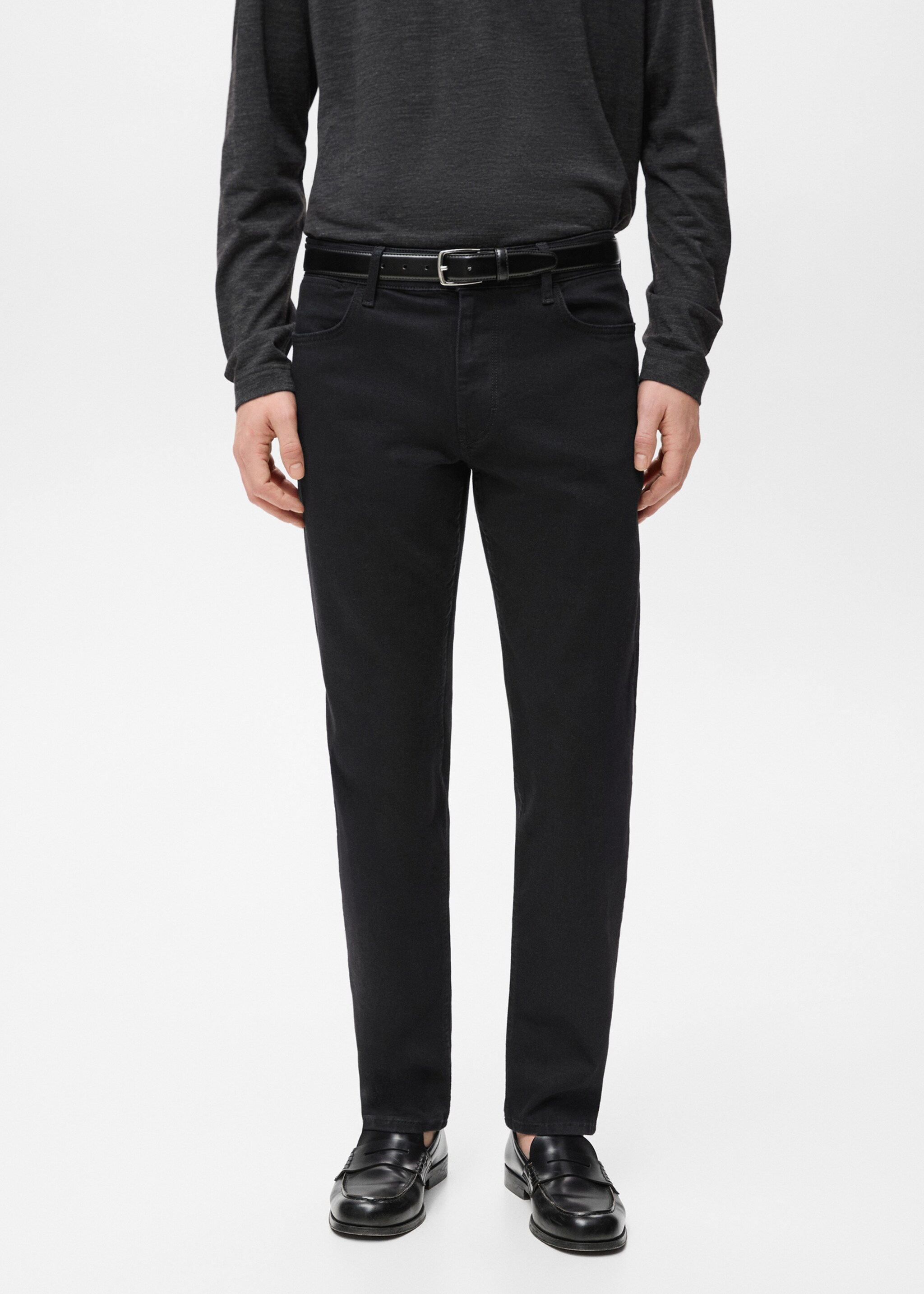 Slim fit Ultra Soft Touch Patrick jeans - Medium plane, Black denim. Ref: 27031205-00.