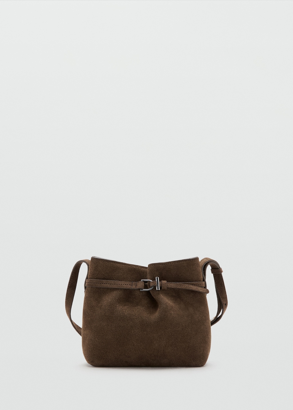 Suede shoulder bag