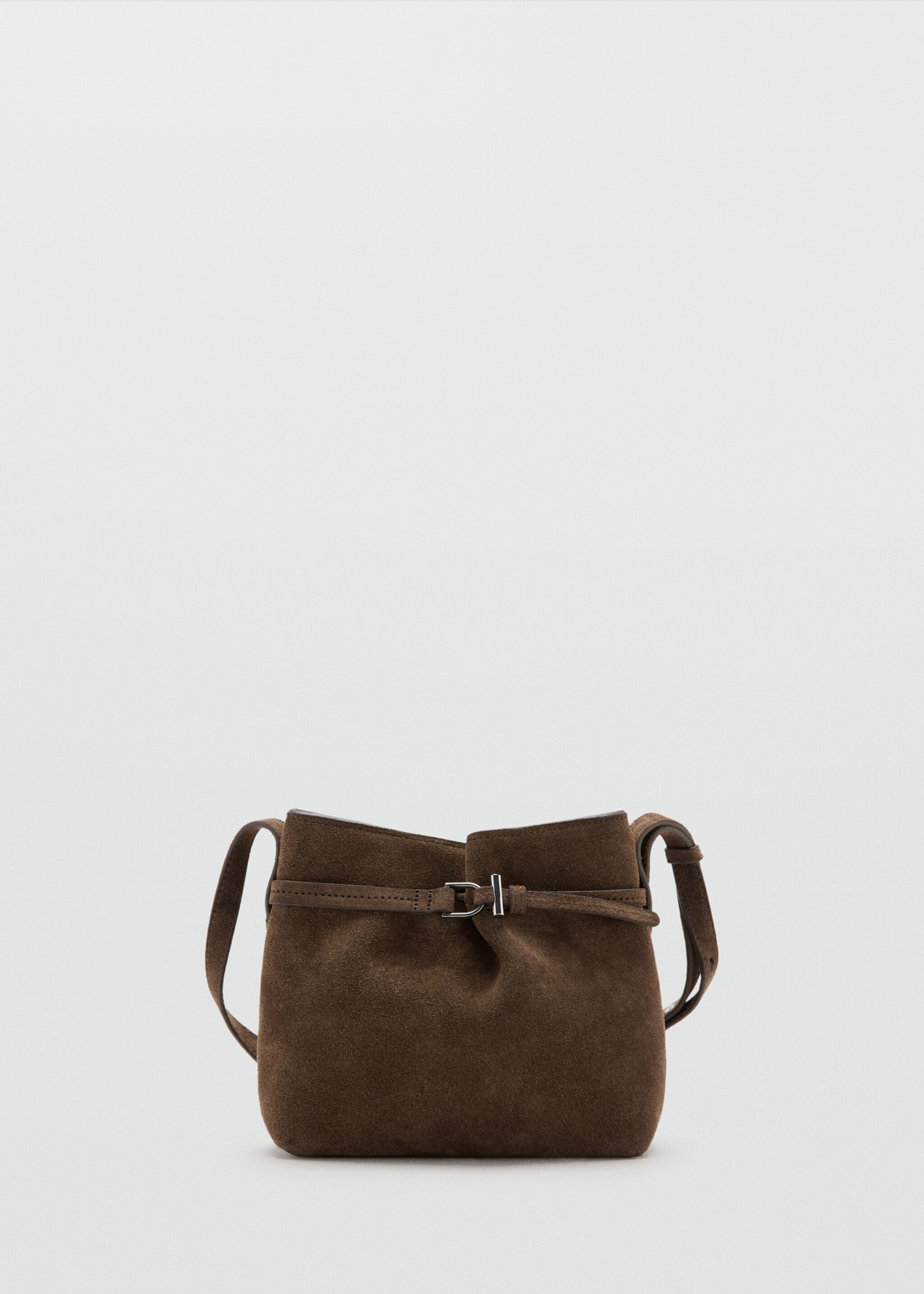 Suede shoulder bag - Article without model, Brown. Ref: 27031213-00.