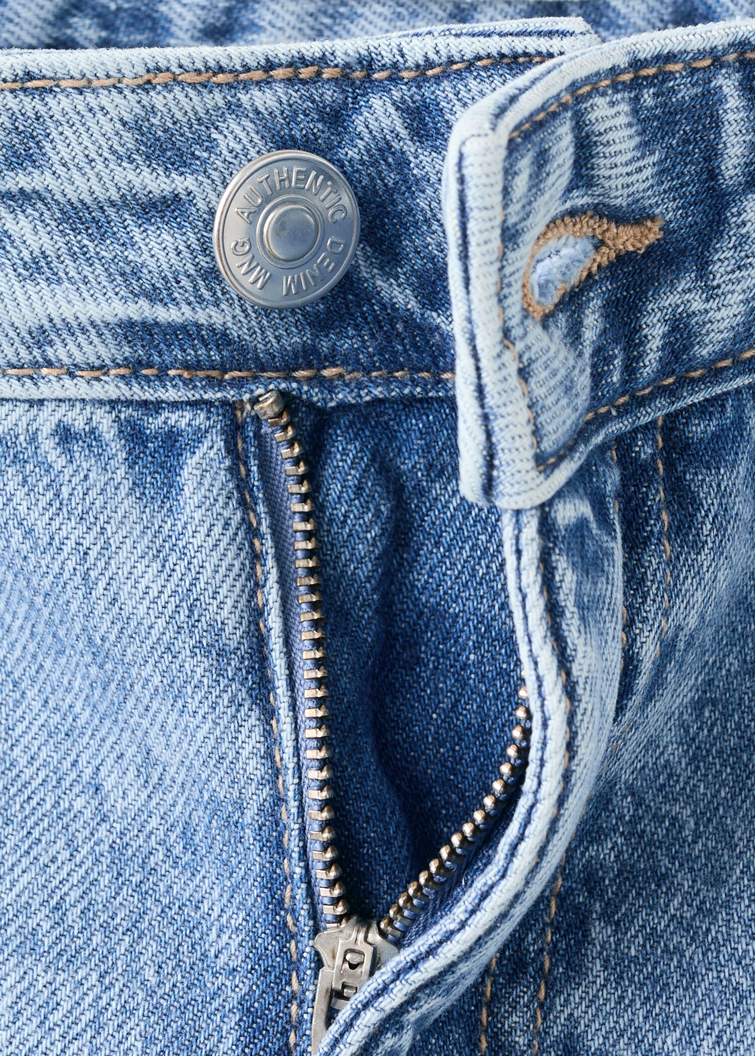 Low-waist straight-leg jeans - Details of the article 8