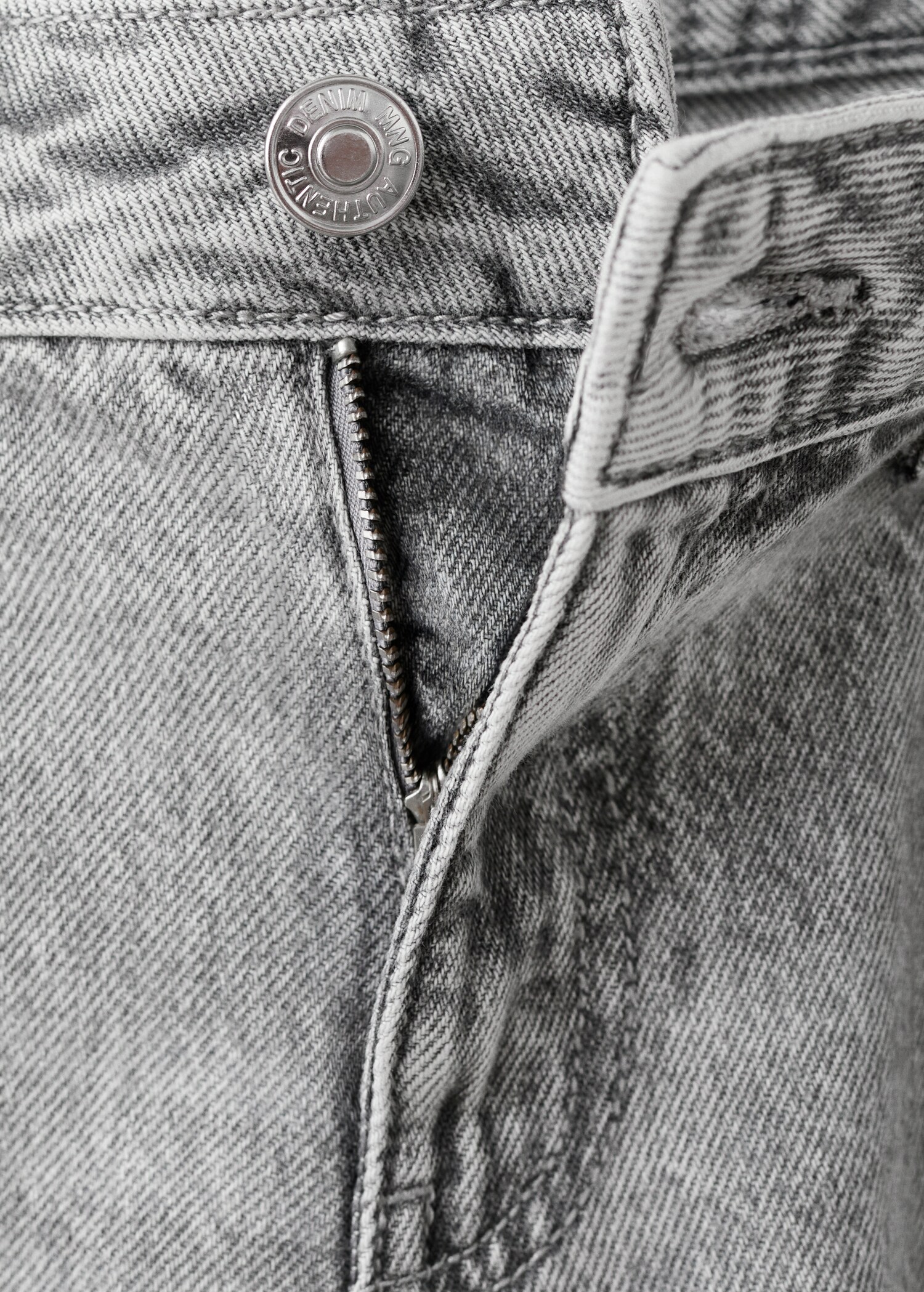 Low-waist straight-leg jeans - Details of the article 8