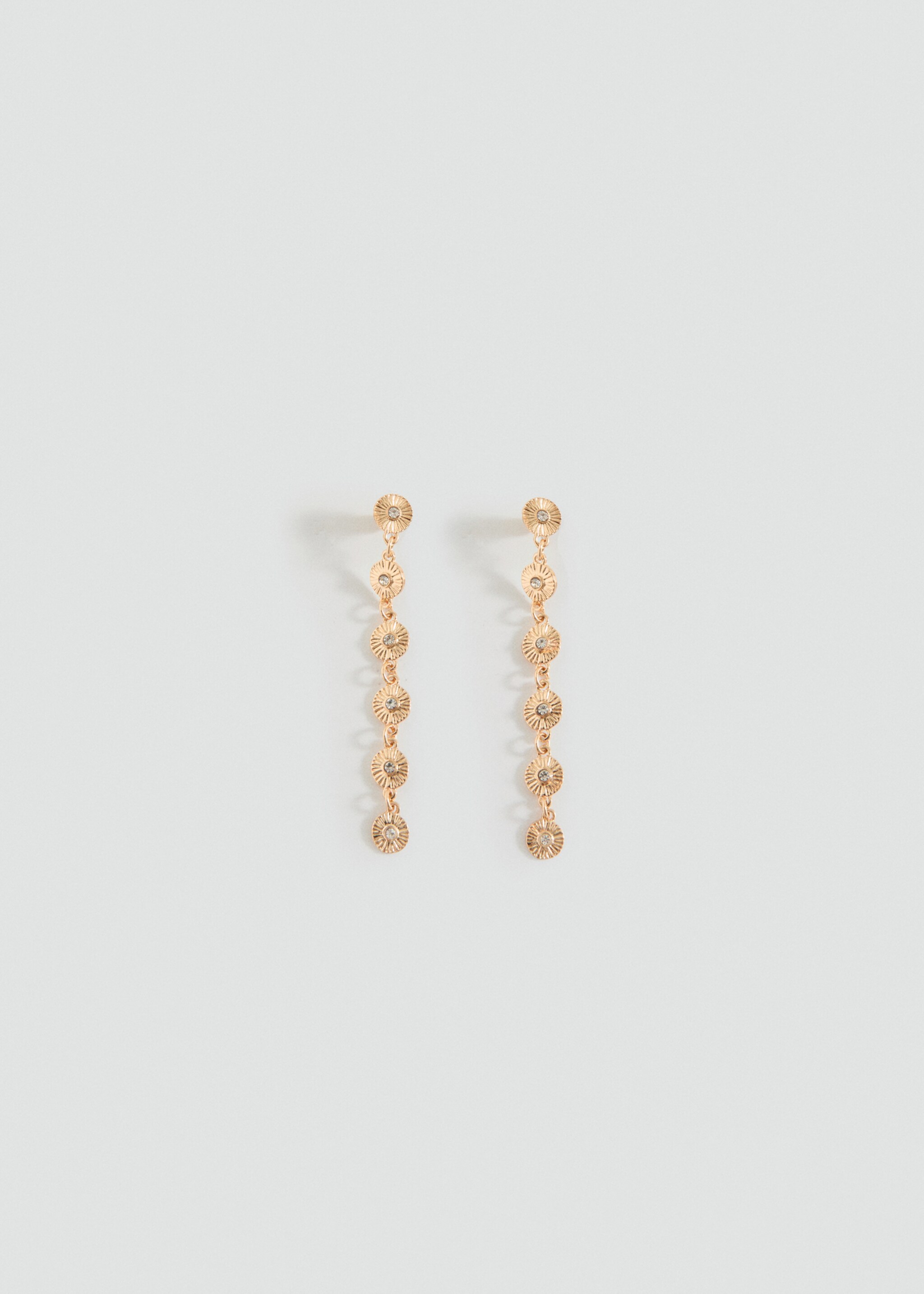 Pendientes largos piedra - Artículo sin modelo, Oro. Ref: 27031219-00.