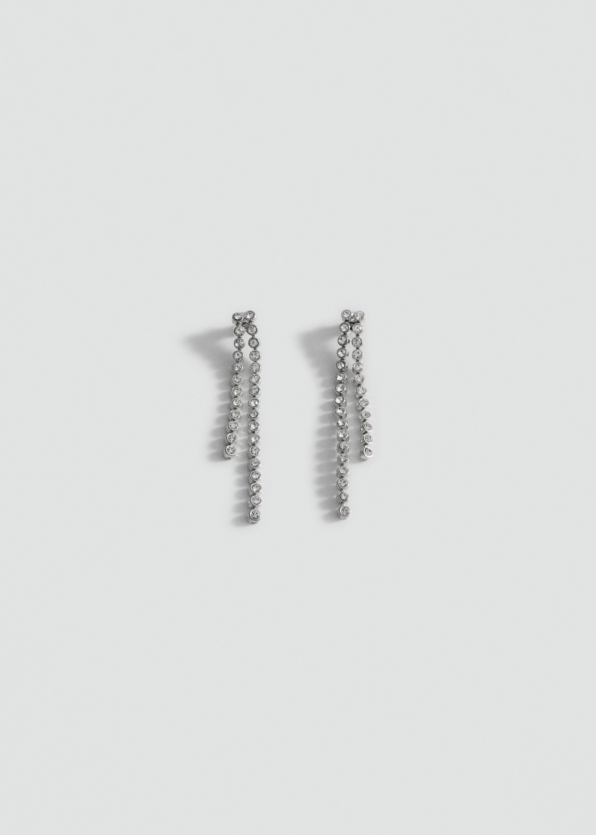 Pendientes cascada brillo - Artículo sin modelo, Plata. Ref: 27031222-00.