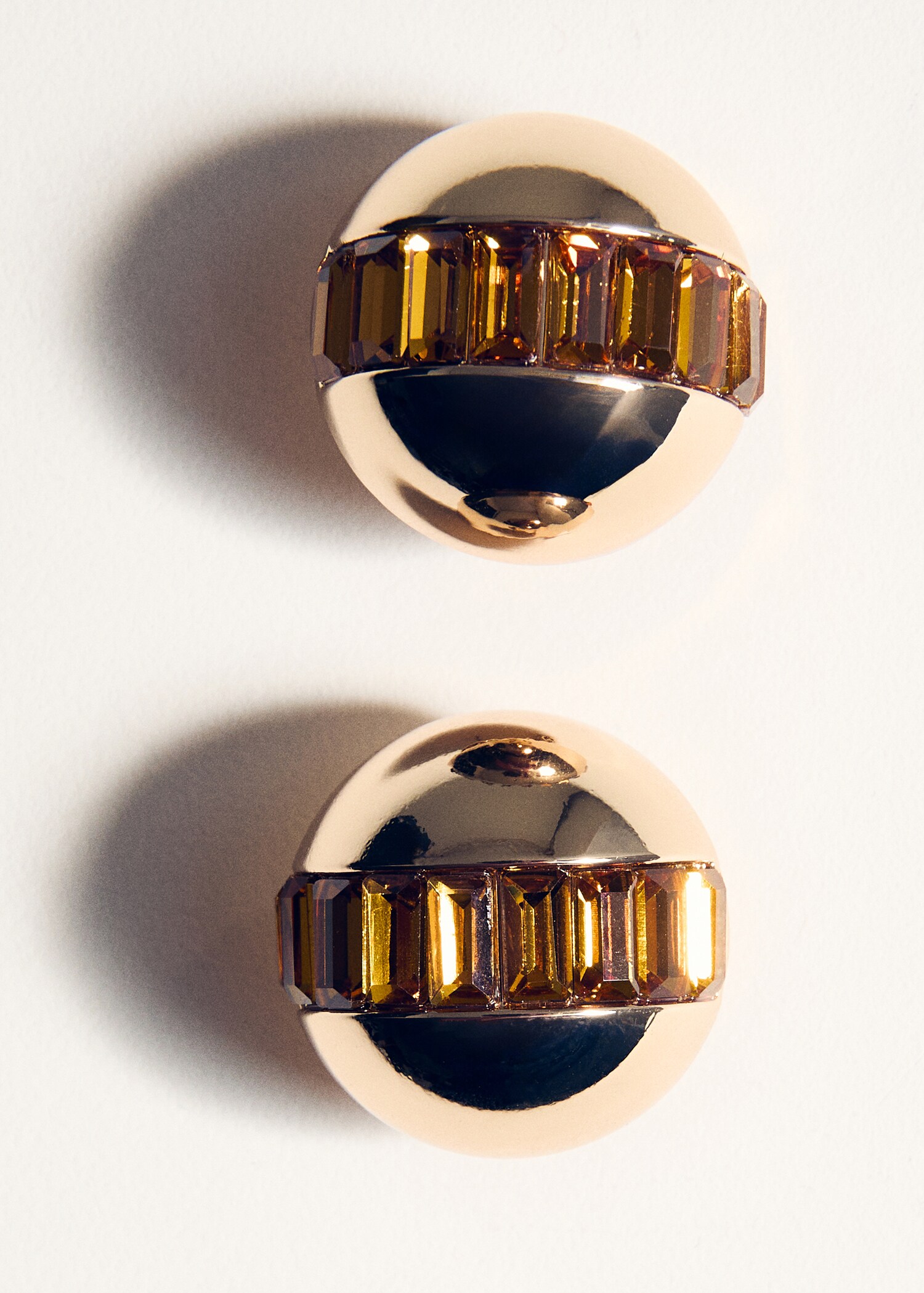 Boucles d'oreilles rondes combinées - Détail de l'article 5