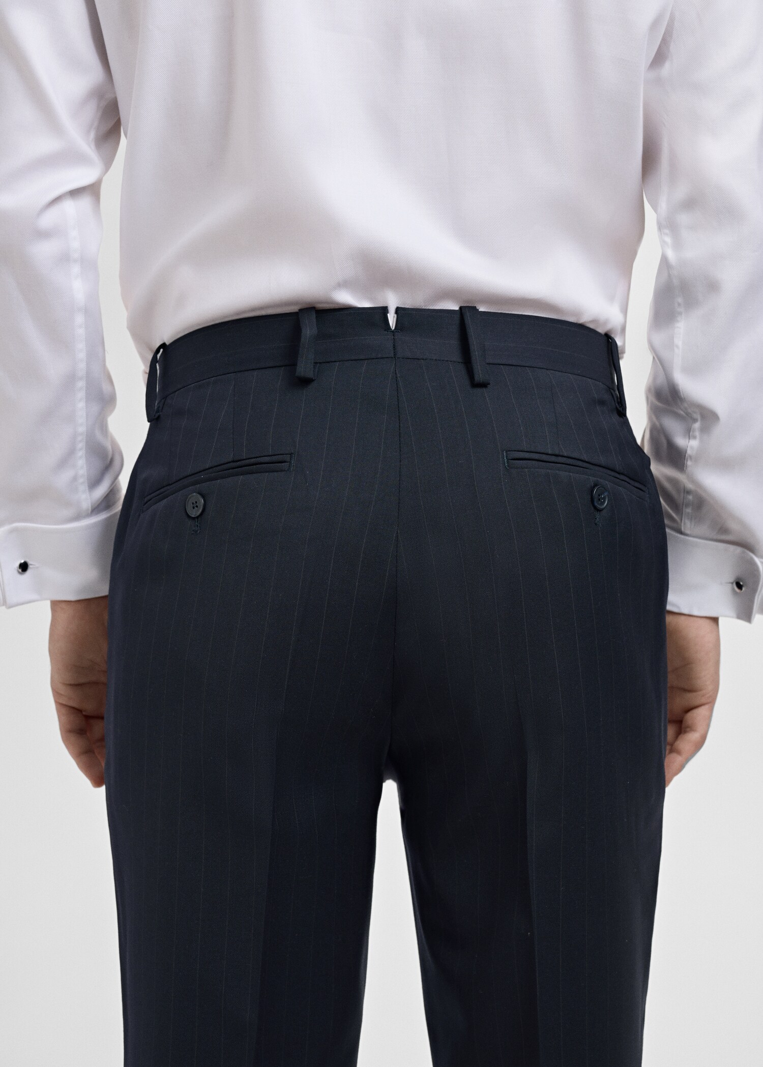 Venice 100% virgin wool suit trousers - Details of the article 6