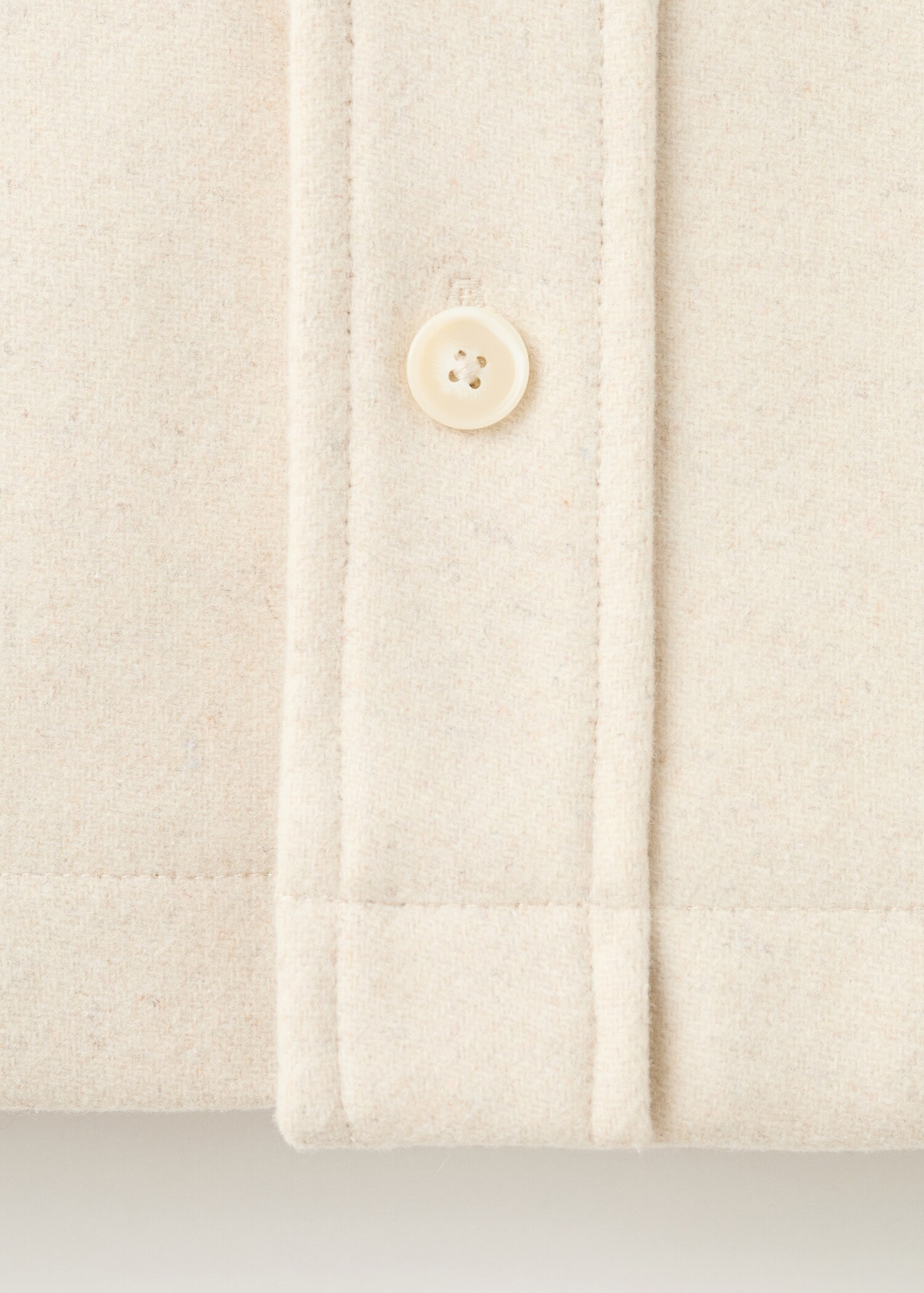 Cloth Button-Up Overshirt - Details of the article 0
