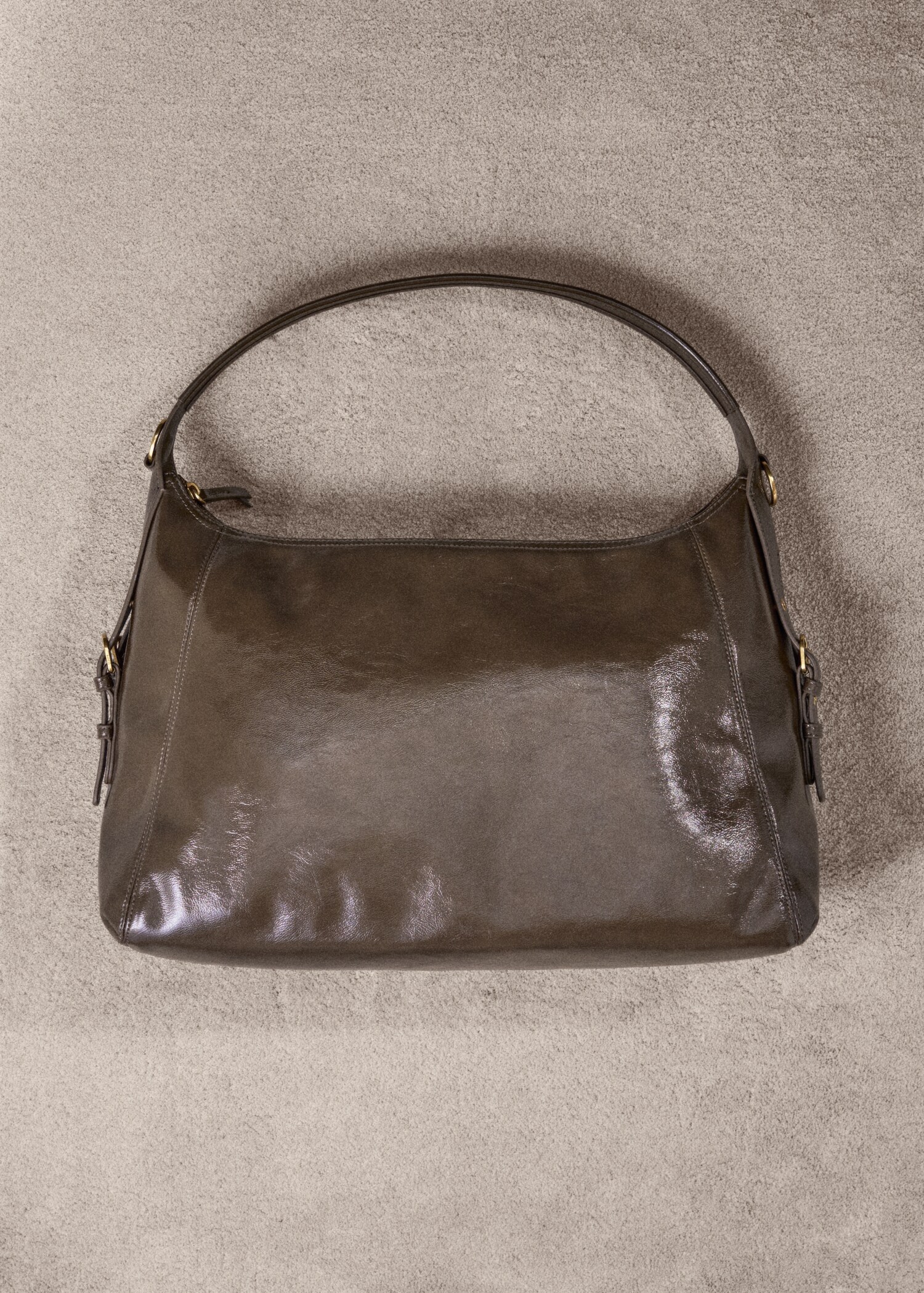 Shoulder bag with buckles detail - Details of the article 7