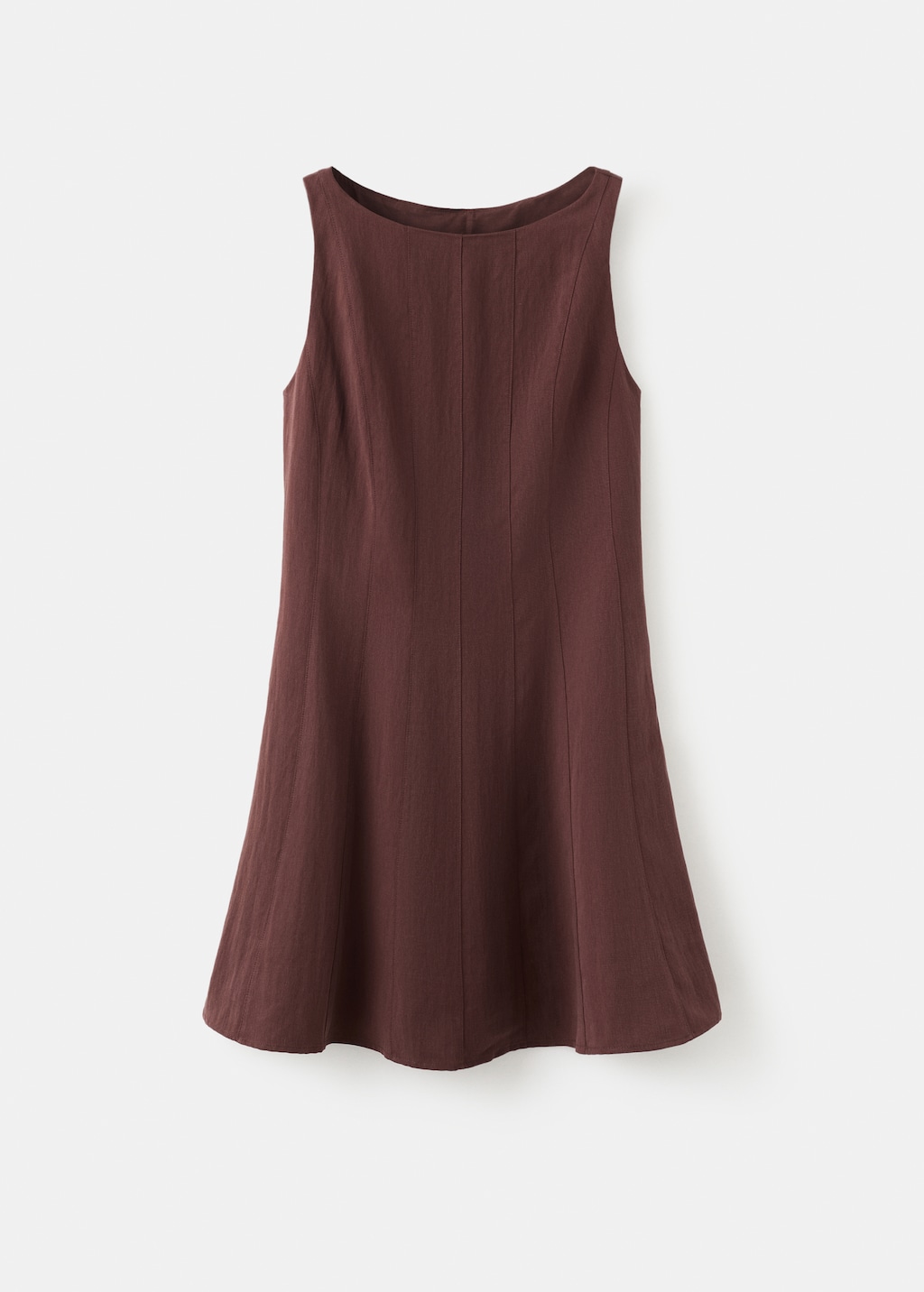 Lyocell dress with stitching - image 5