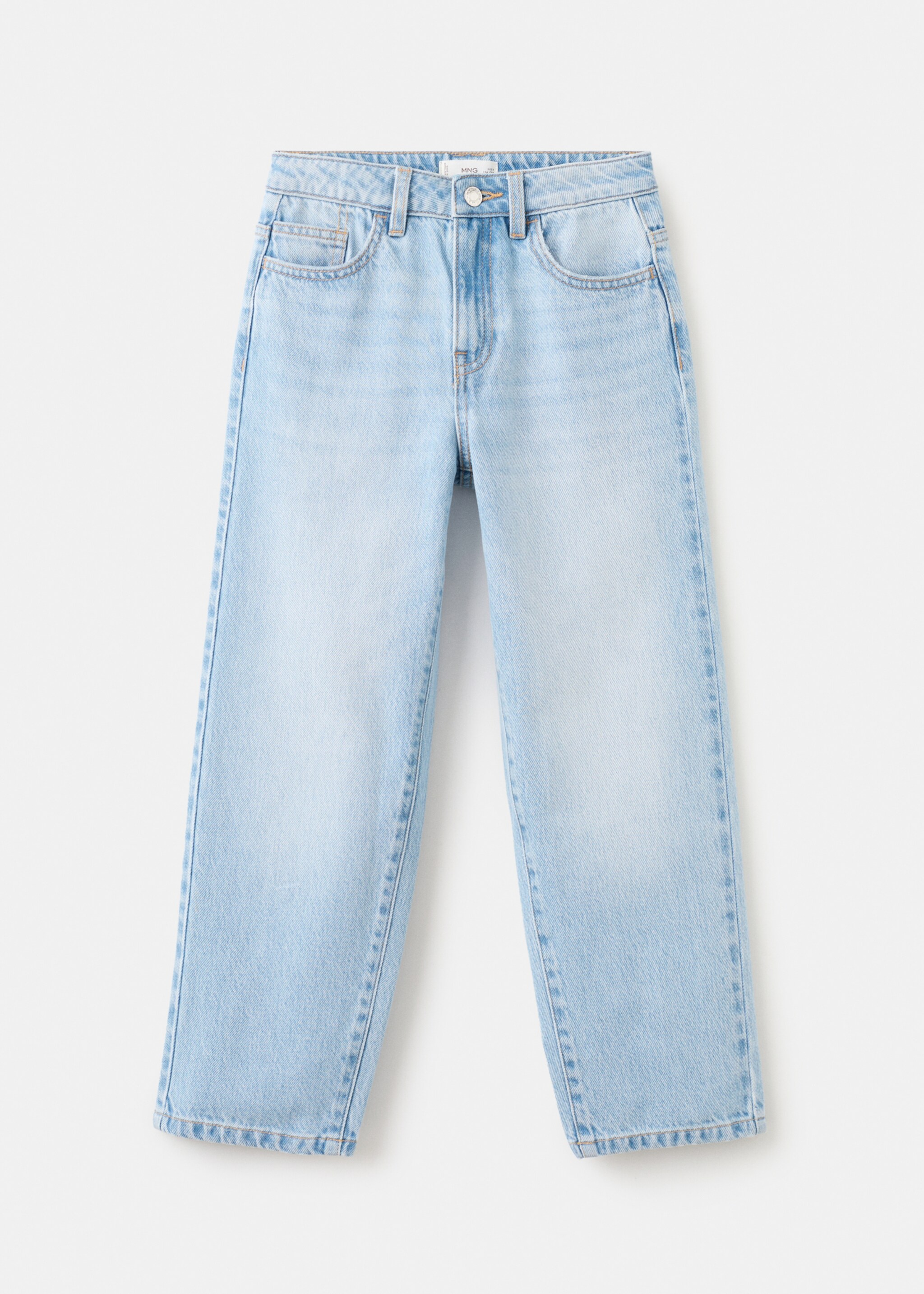 Mid-rise straight jeans - Article without model, Light Blue. Ref: 27031242-00.