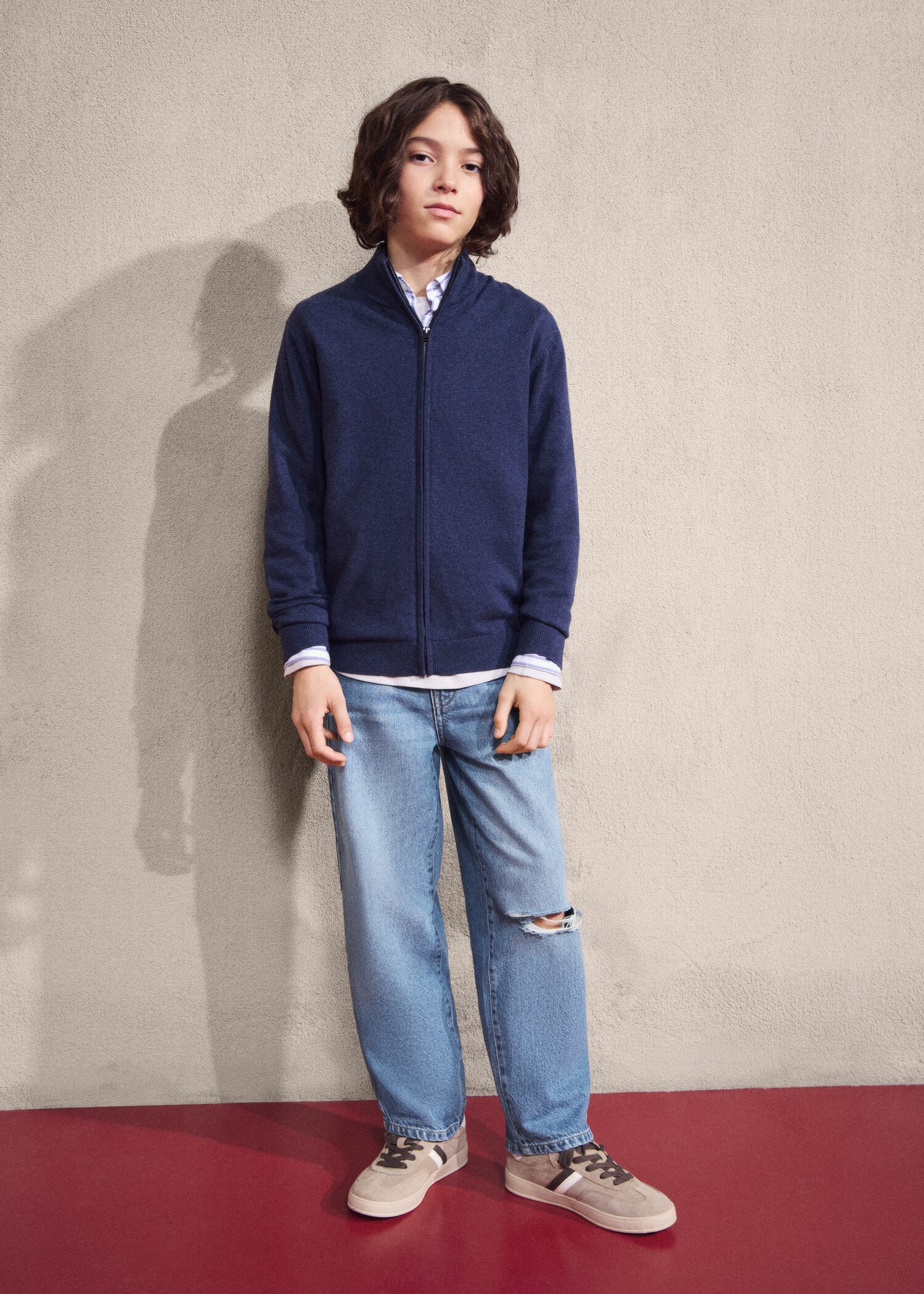 Mid-rise straight jeans - Details of the article 5