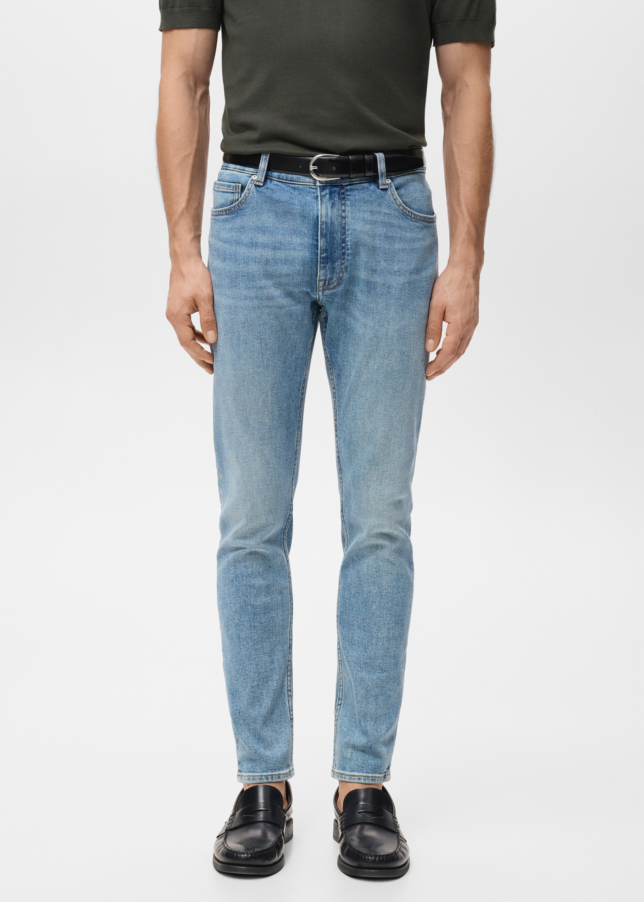 Texans Jude skinny fit - Pla mig, Blau mitjà. Ref: 27031246-00.