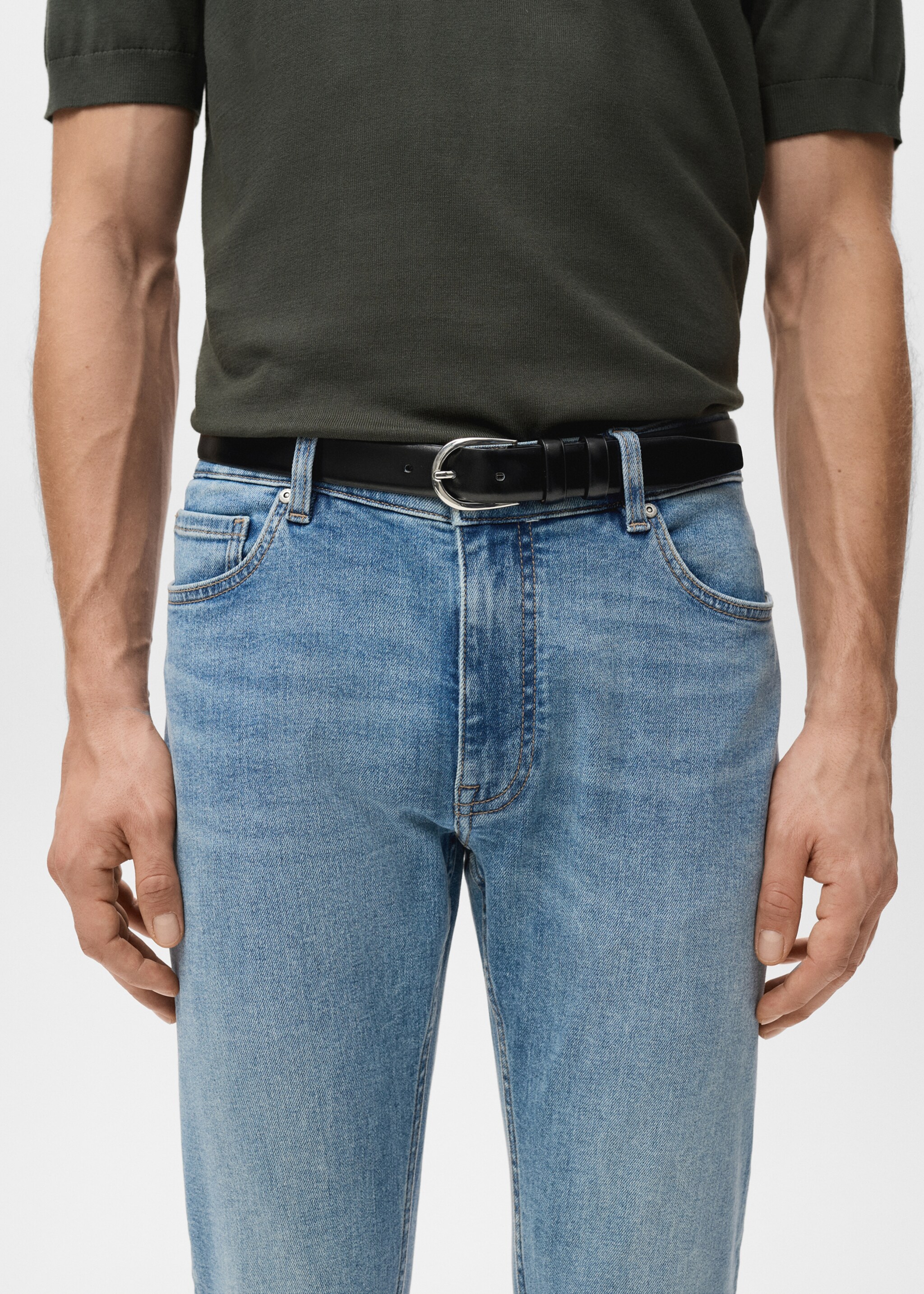 Texans Jude skinny fit - Detall de l'article 1, Blau mitjà. Ref: 27031246-00.