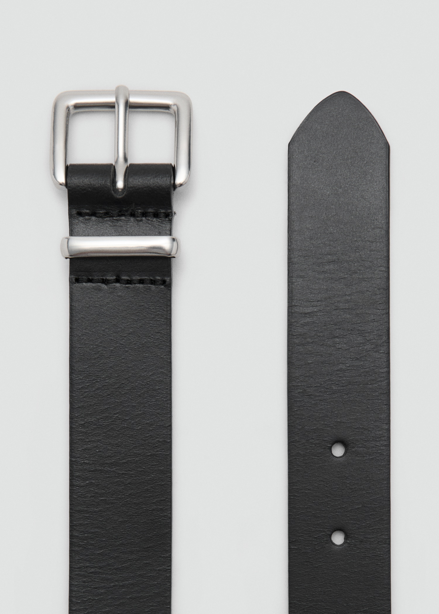 Buckle leather belt - Details of the article 1