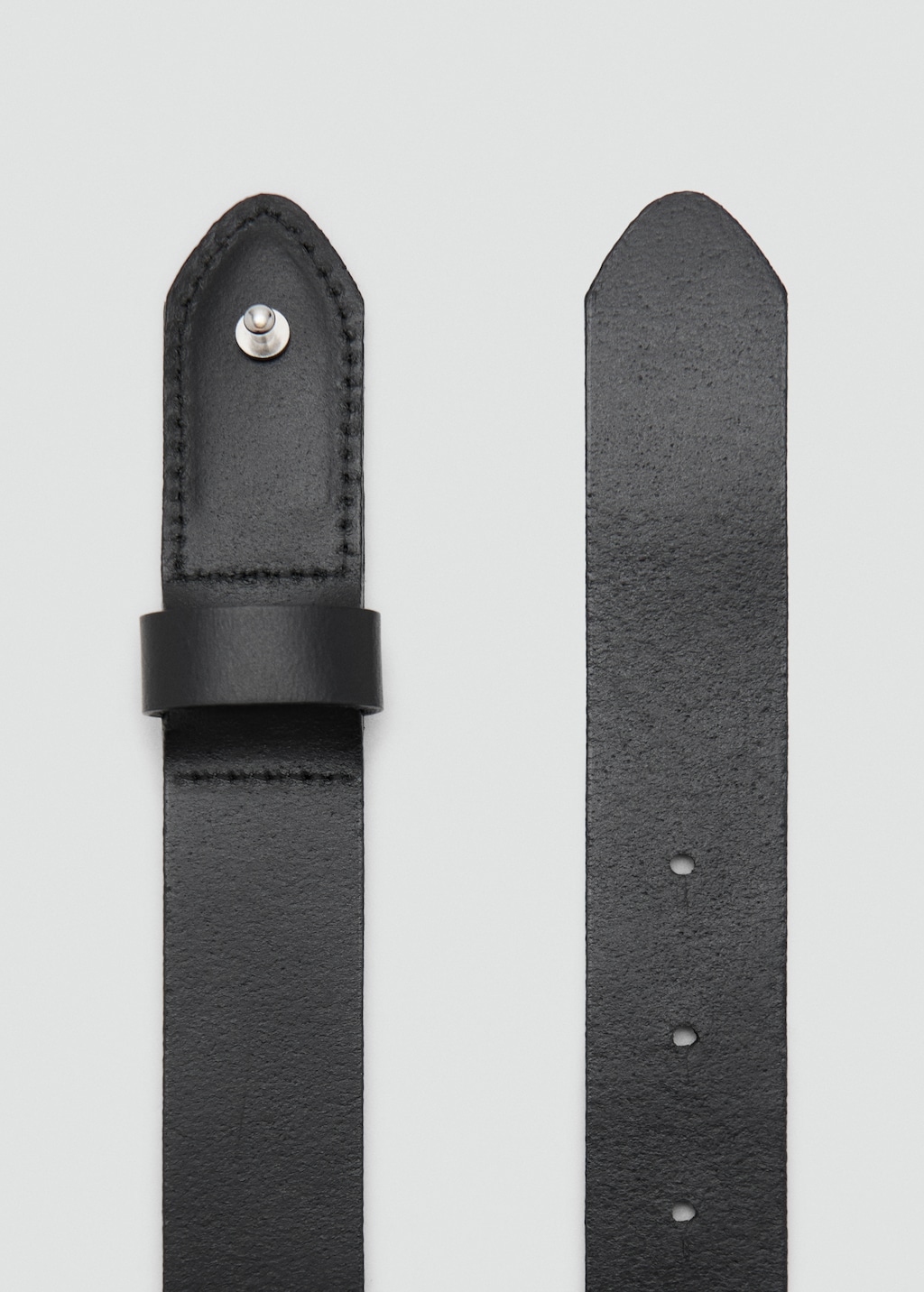 100% leather belt