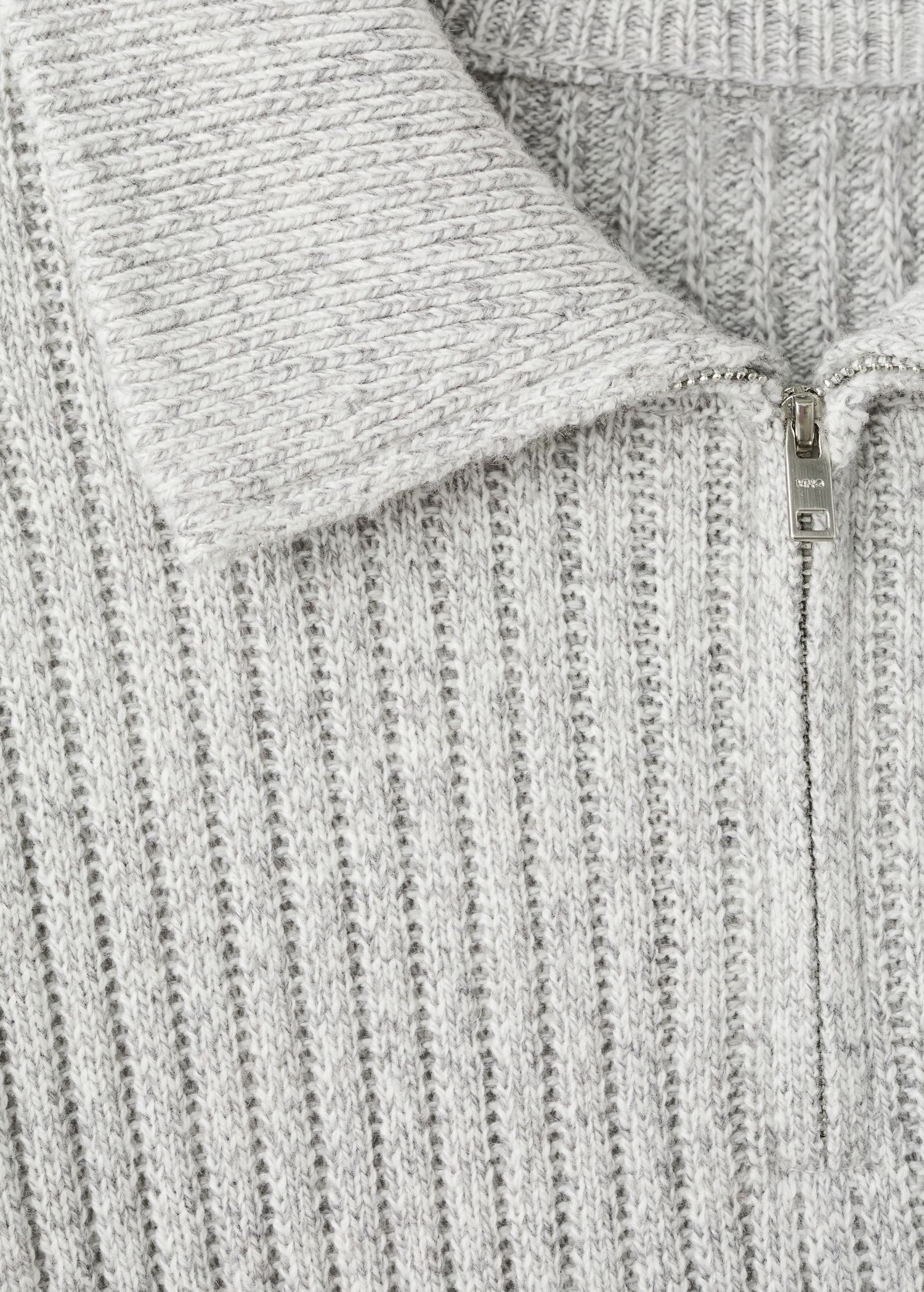 Wool-blend sweater with zip - Details of the article 8