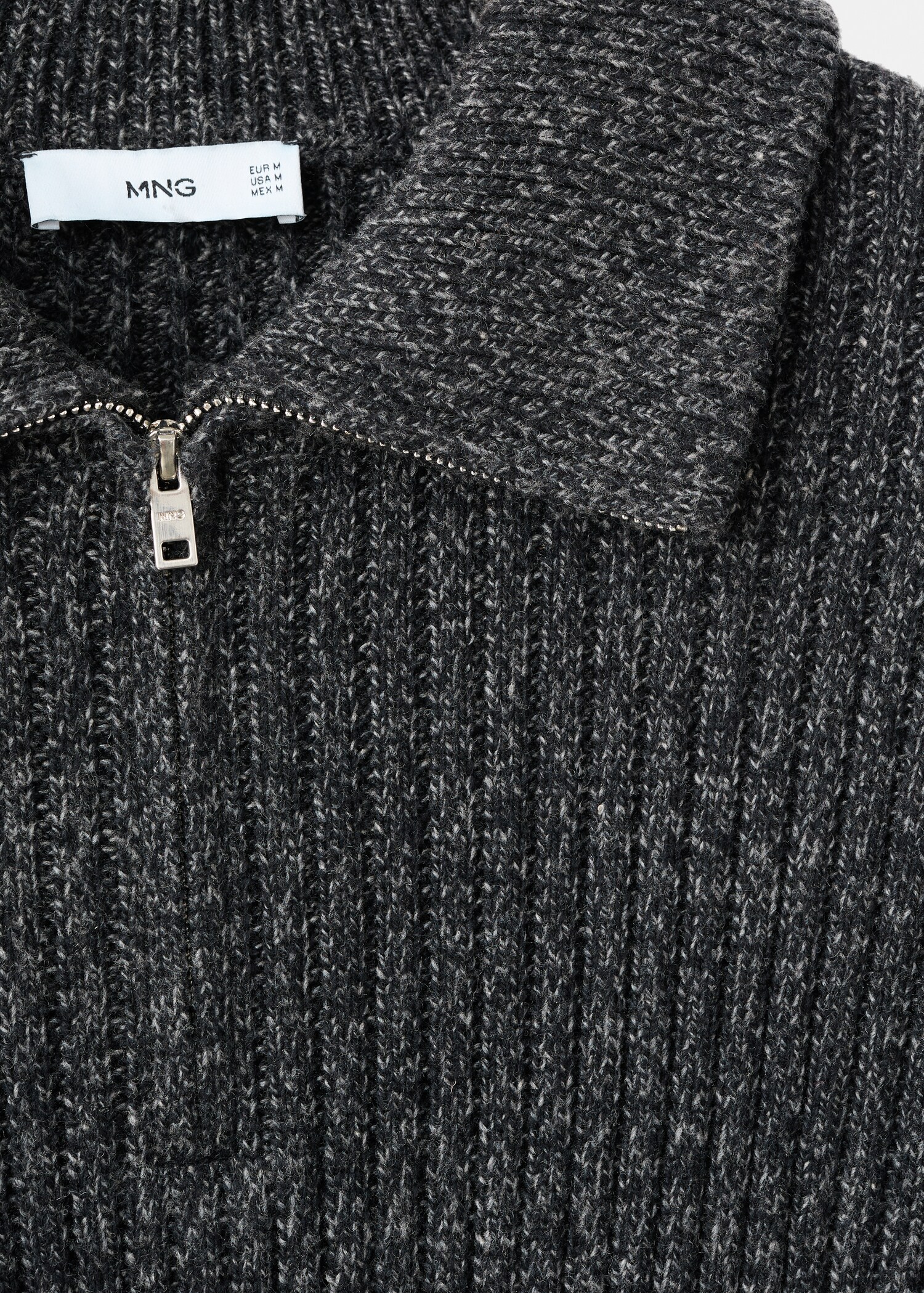 Wool-blend sweater with zip - Details of the article 8