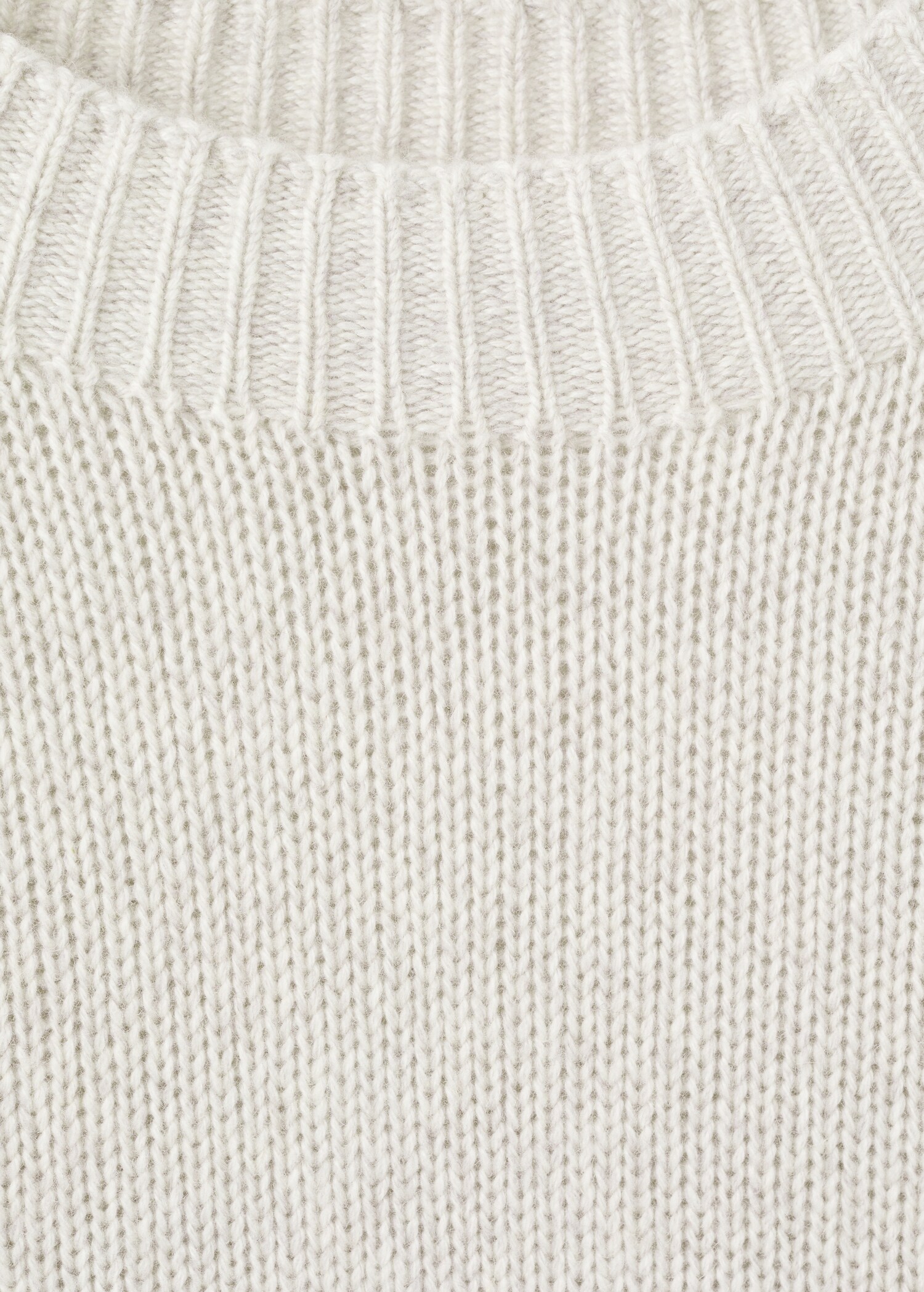 Structured wool-blend knitted sweater - Details of the article 8