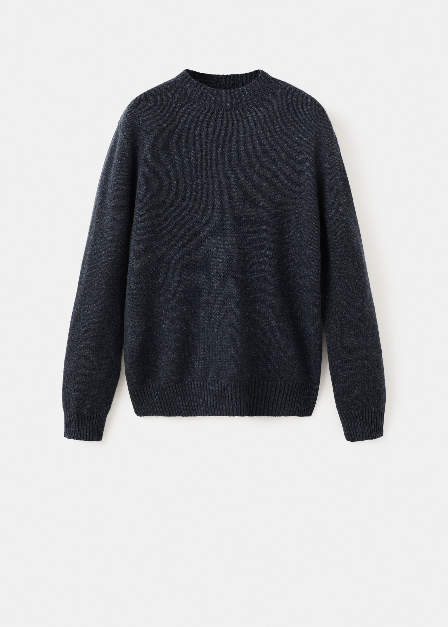 Structured wool-blend knitted sweater - Article without model