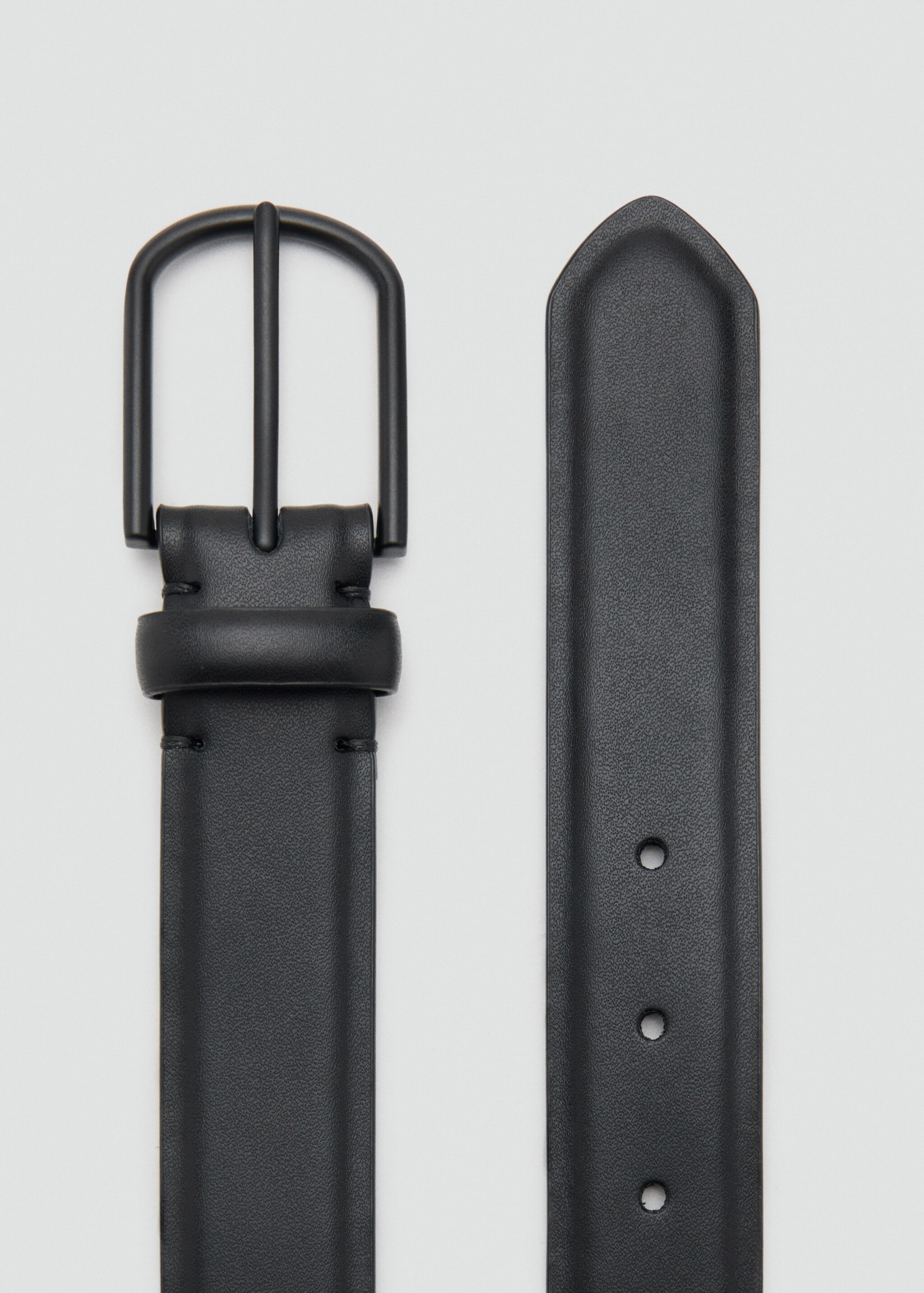 Gürtel aus Nappaleder - Detail des Artikels 1, Schwarz. Ref: 27031257-00.