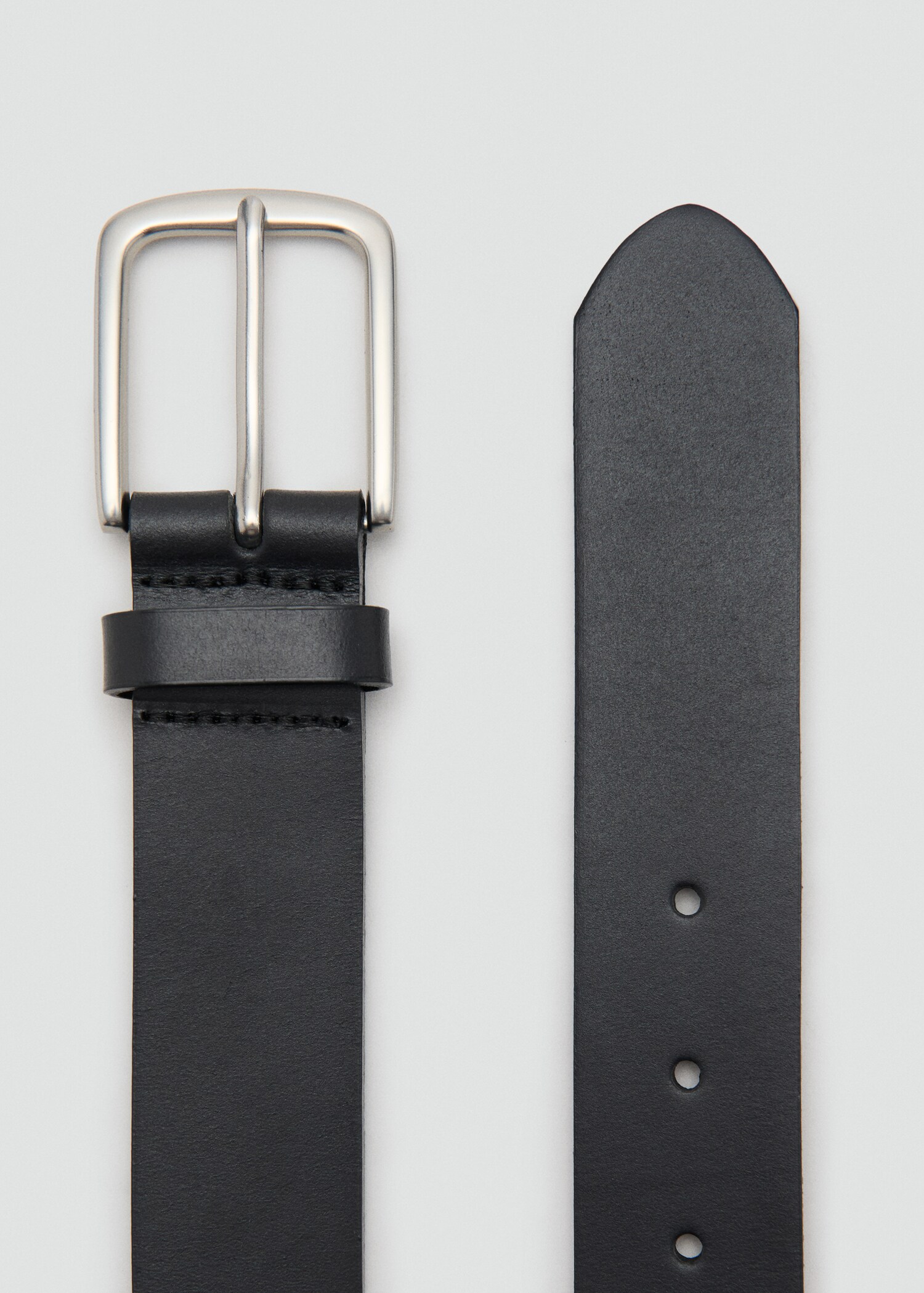 Buckle leather belt - Details of the article 1