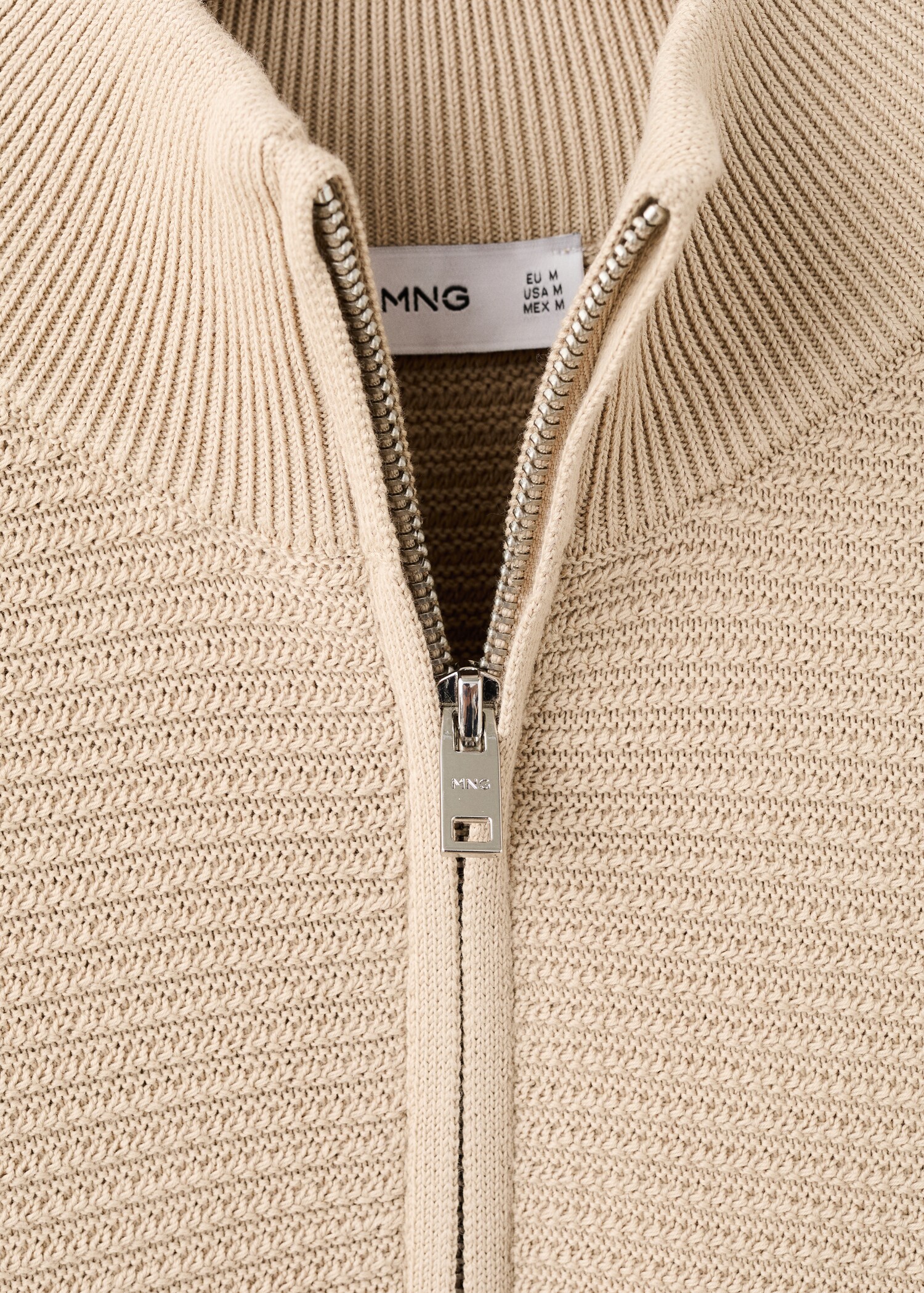 100% cotton structured sweater - Details of the article 8