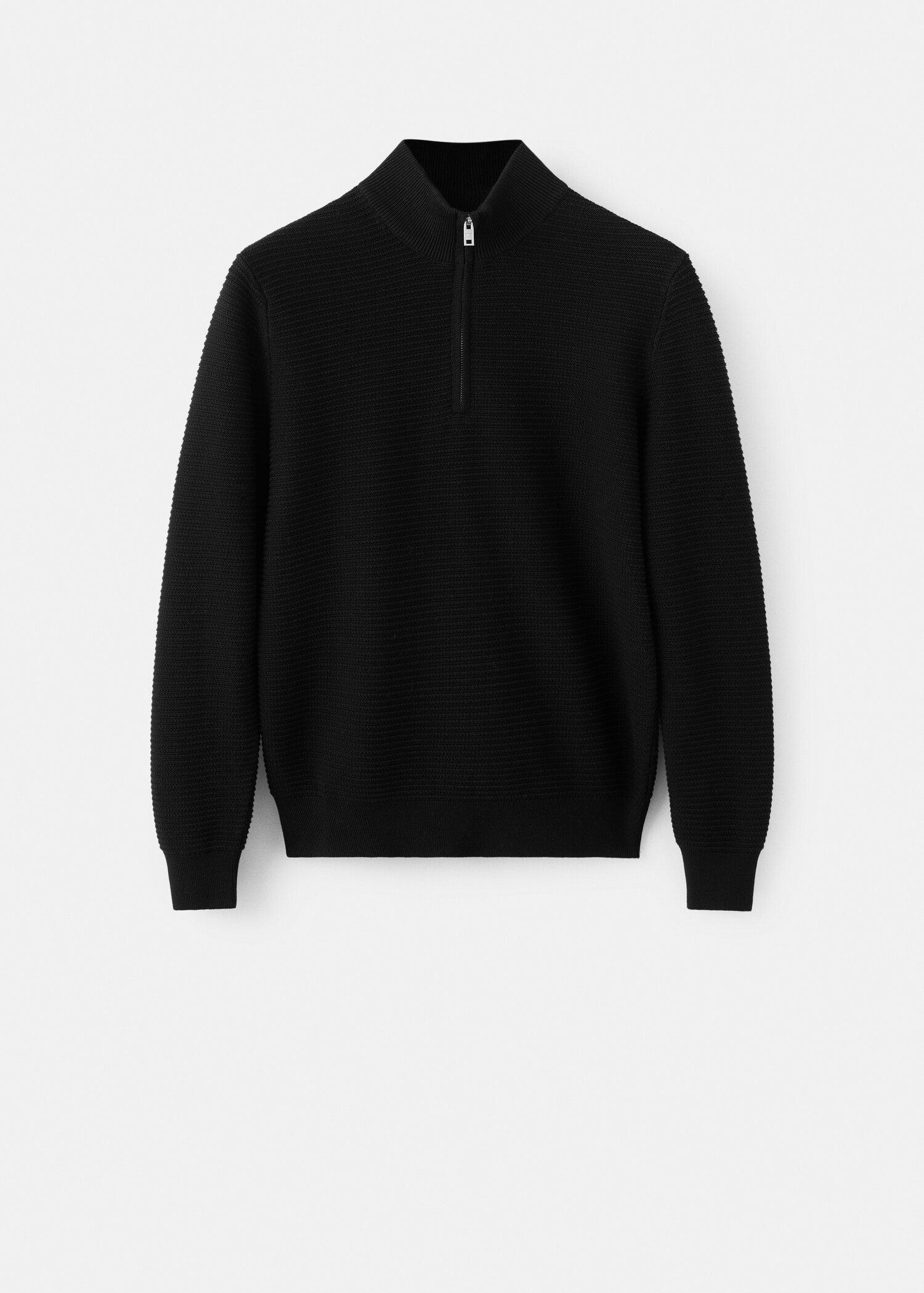 100% cotton structured sweater - Article without model