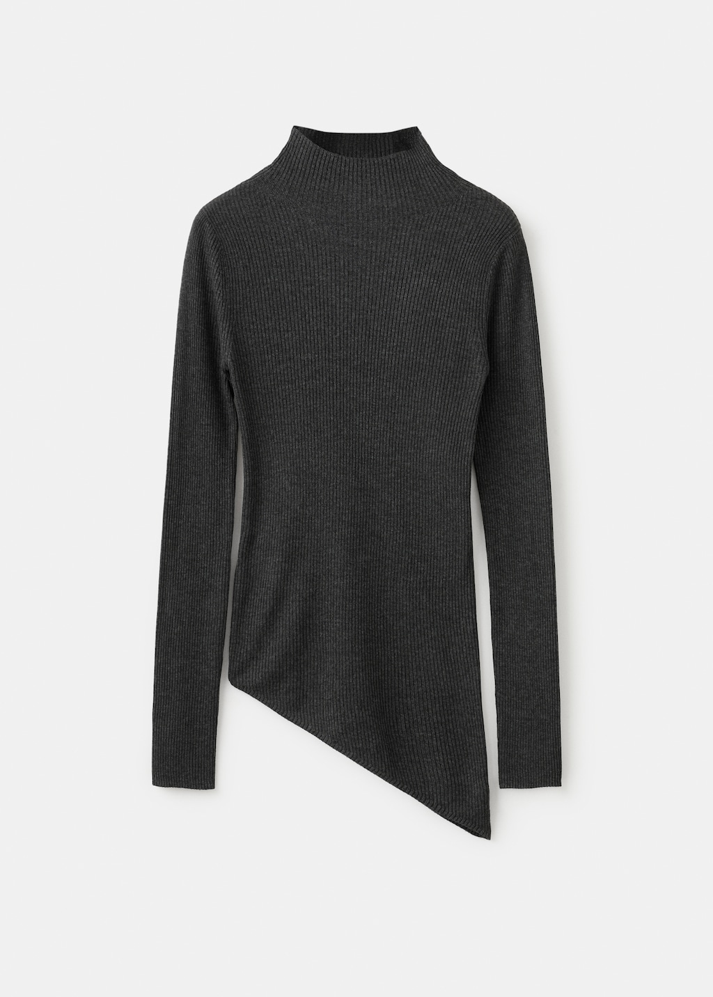 Mango Sweater with asymmetrical turtleneck
