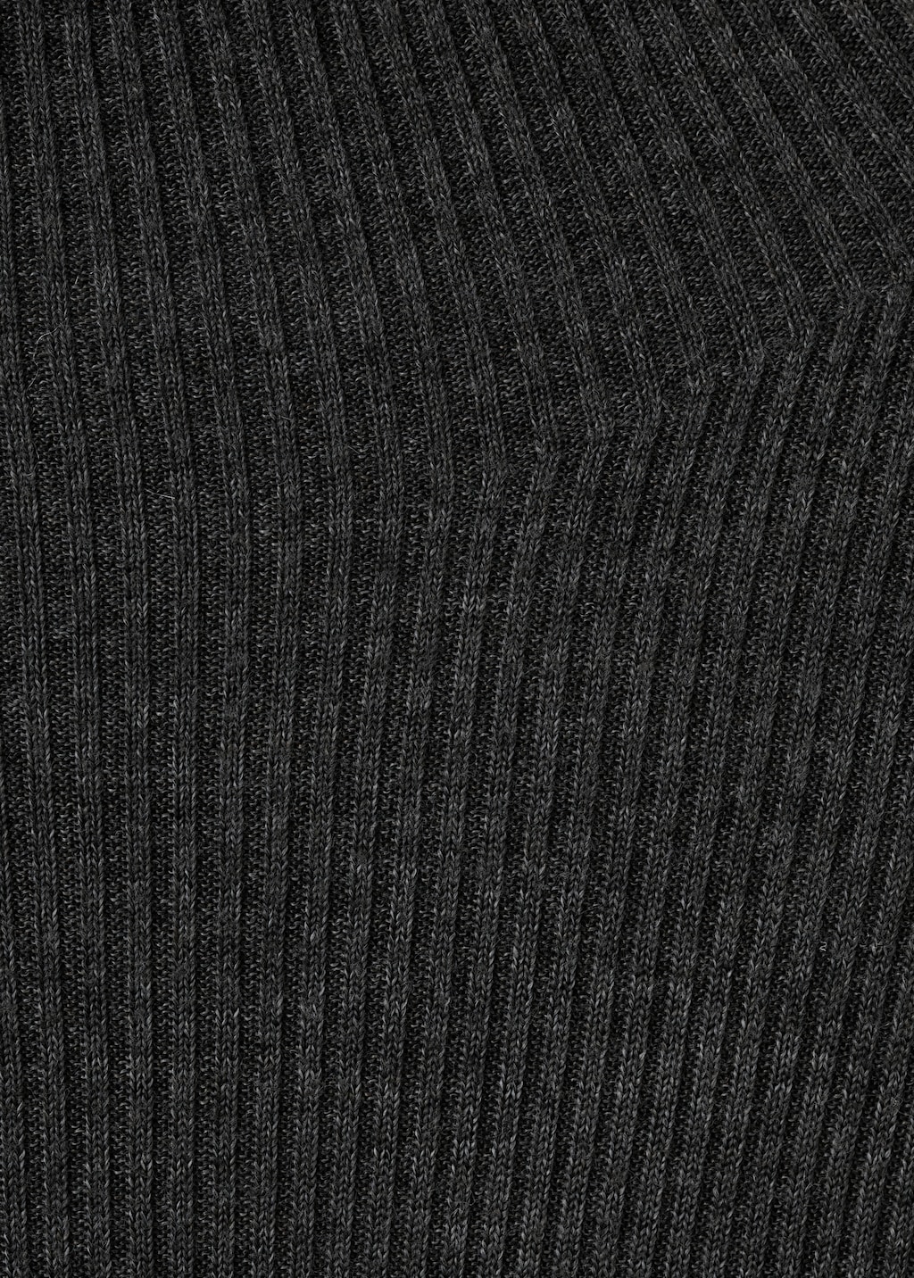 Sweater with asymmetrical turtleneck